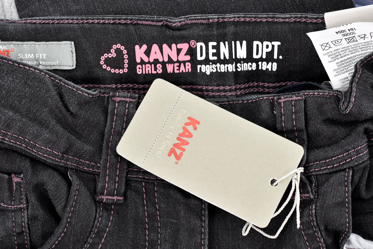 Jeans pentru fată - KANZ - 2