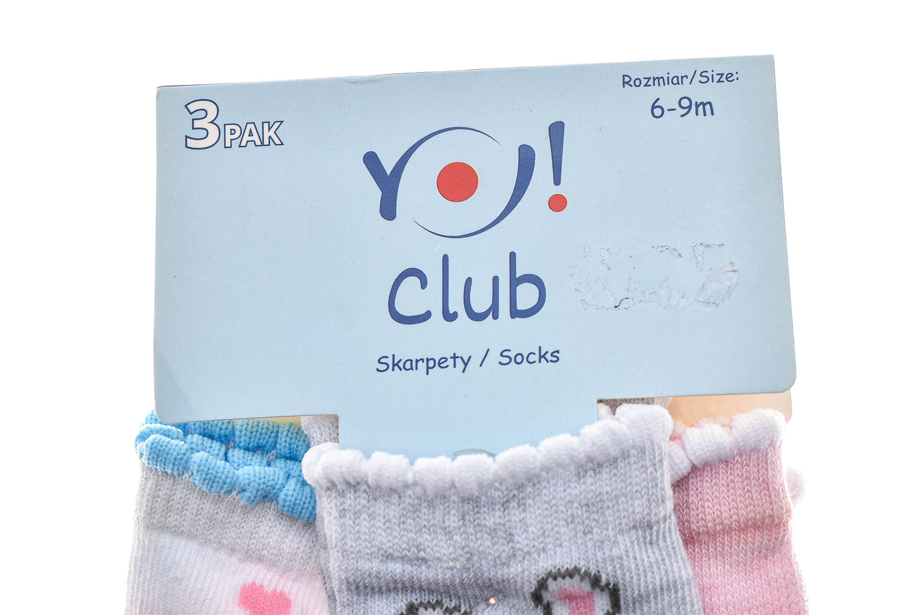 Бебешки чорапи 3бр. - YO! club - 2