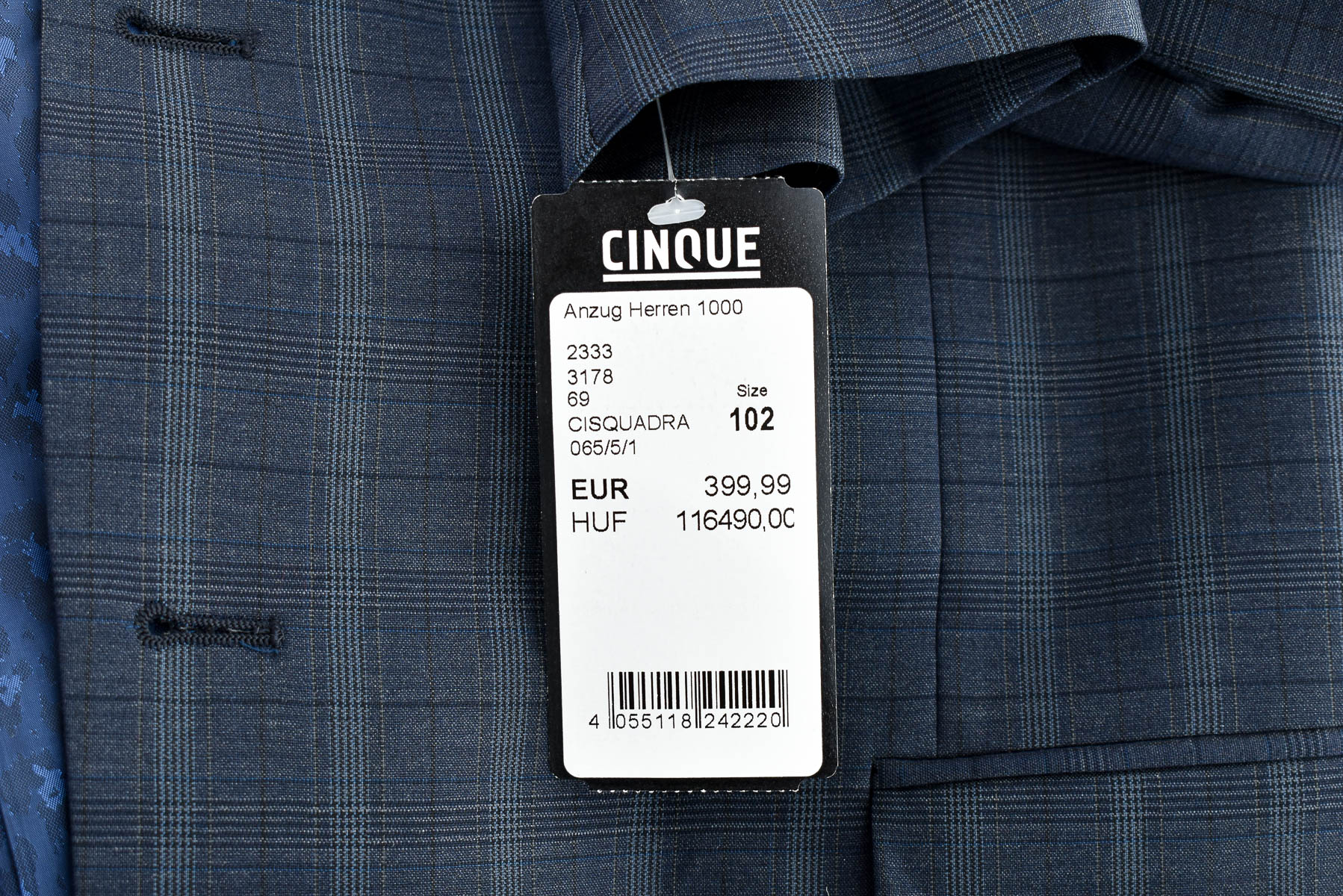 Ανδρικό κοστούμι - CINQUE - 3