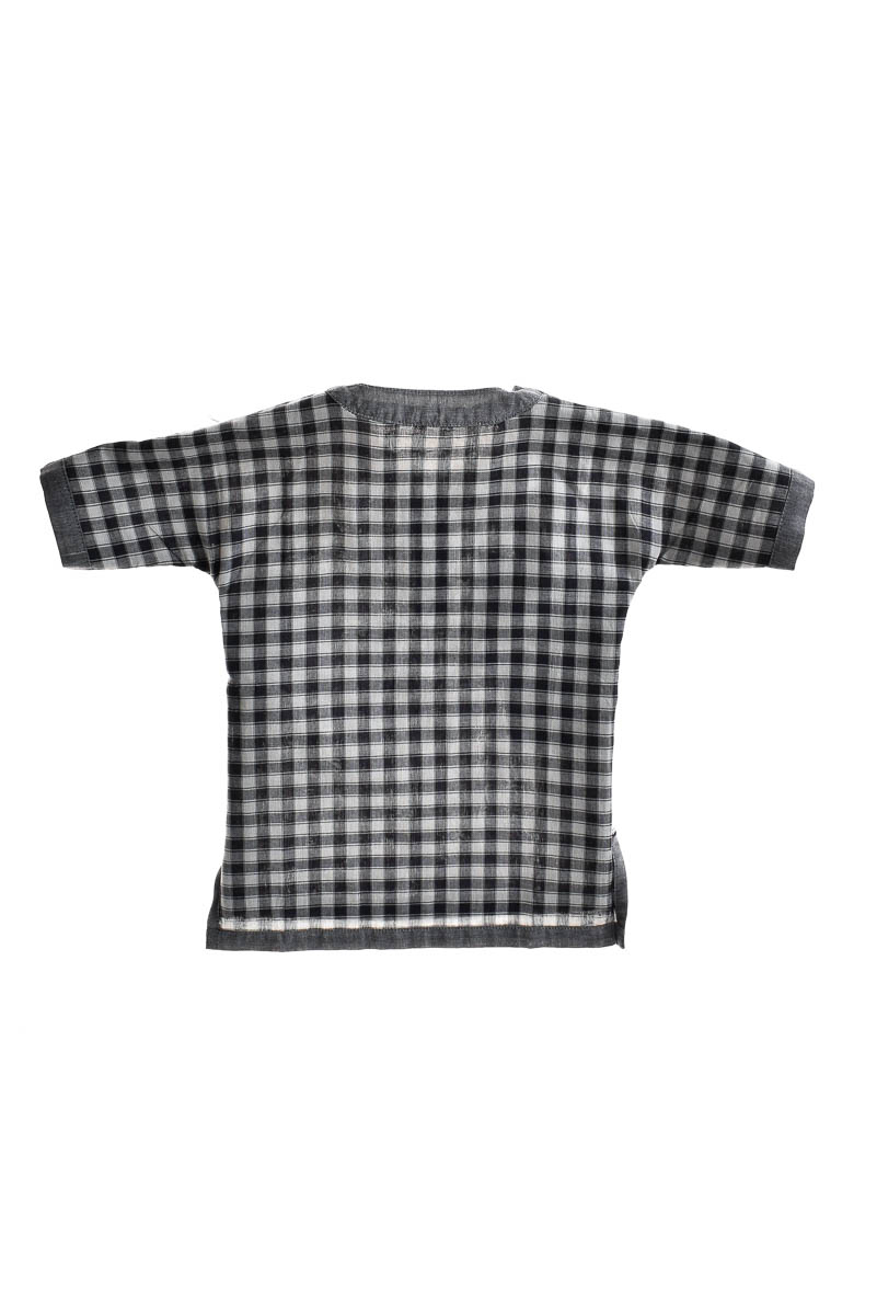 Βρεφικό πουκάμισο διπλής όψης για αγόρι - RESERVED - 3