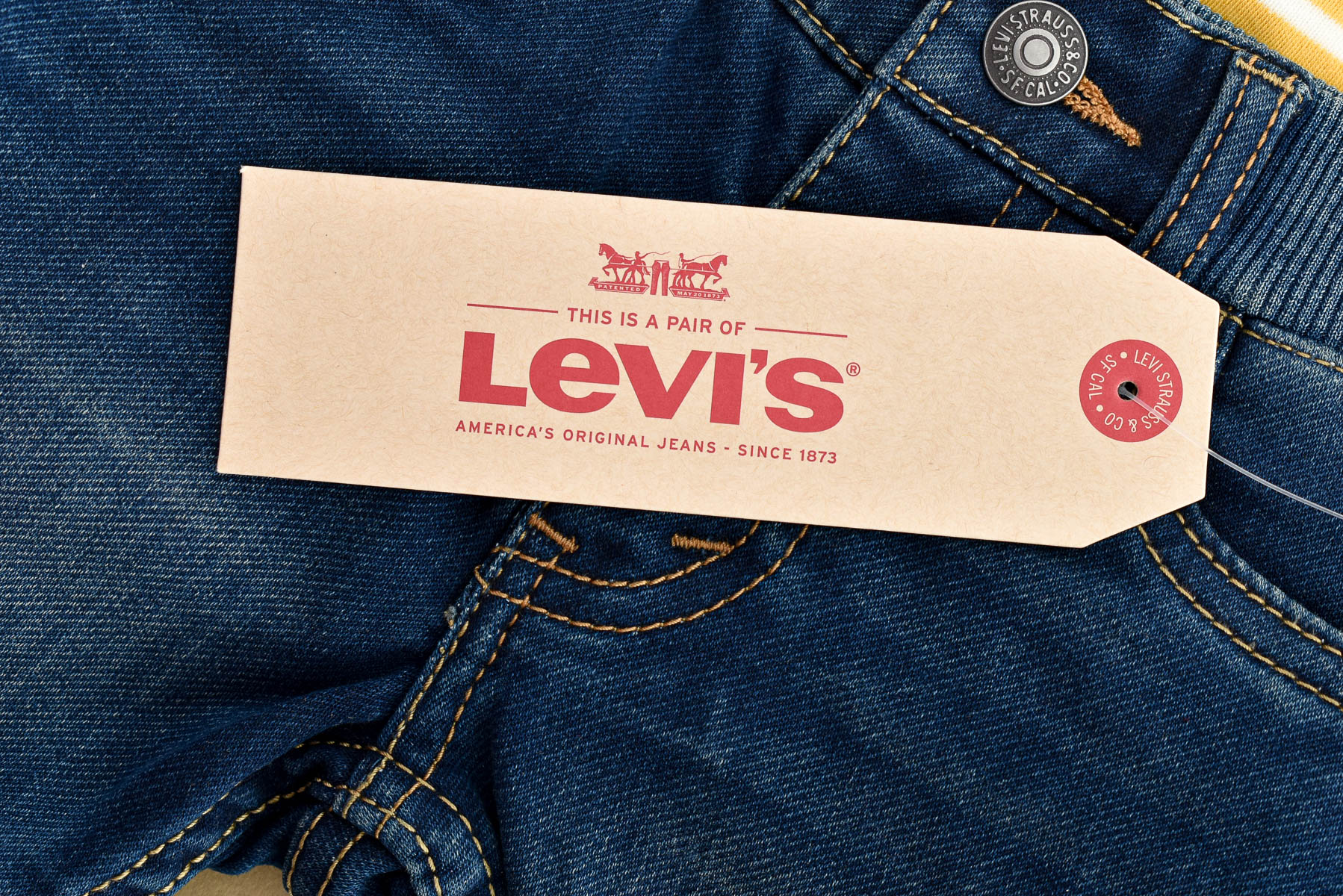 Бебешки къси панталони за момиче - LEVI'S - 2