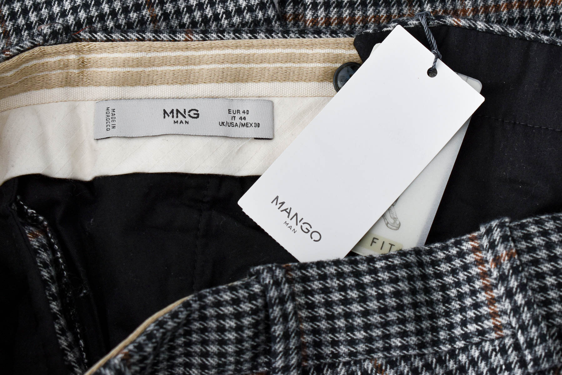 Męskie spodnie - MANGO - 2