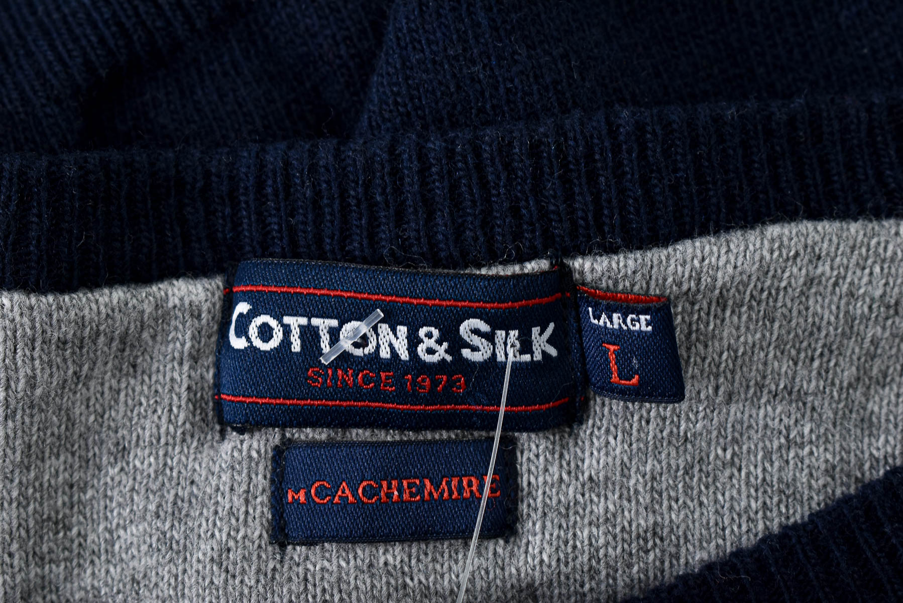 Ανδρικο πουλόβερ - Cotton & Silk - 2