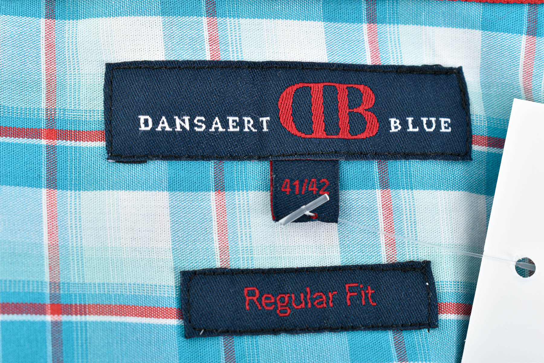 Męska koszula - DANSAERT BLUE - 2