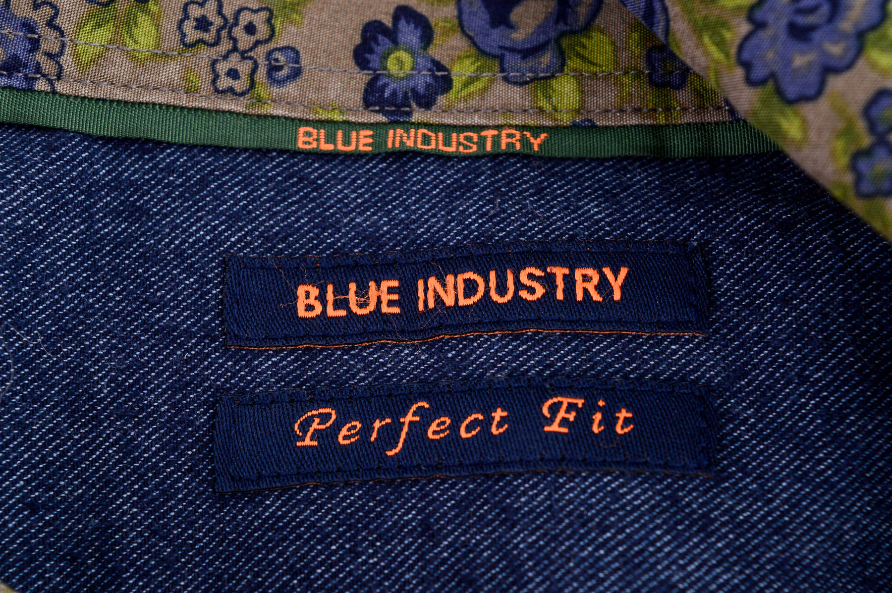Ανδρικό πουκάμισο - BLUE INDUSTRY - 2