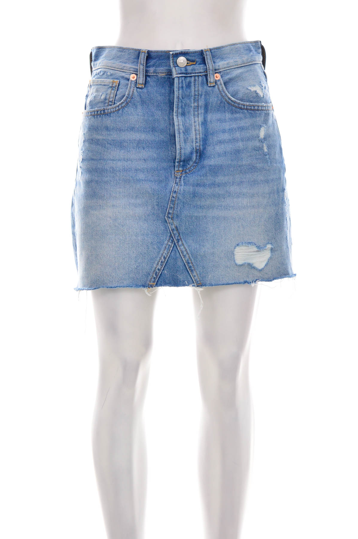 Spódnica jeansowa - MANGO - 0