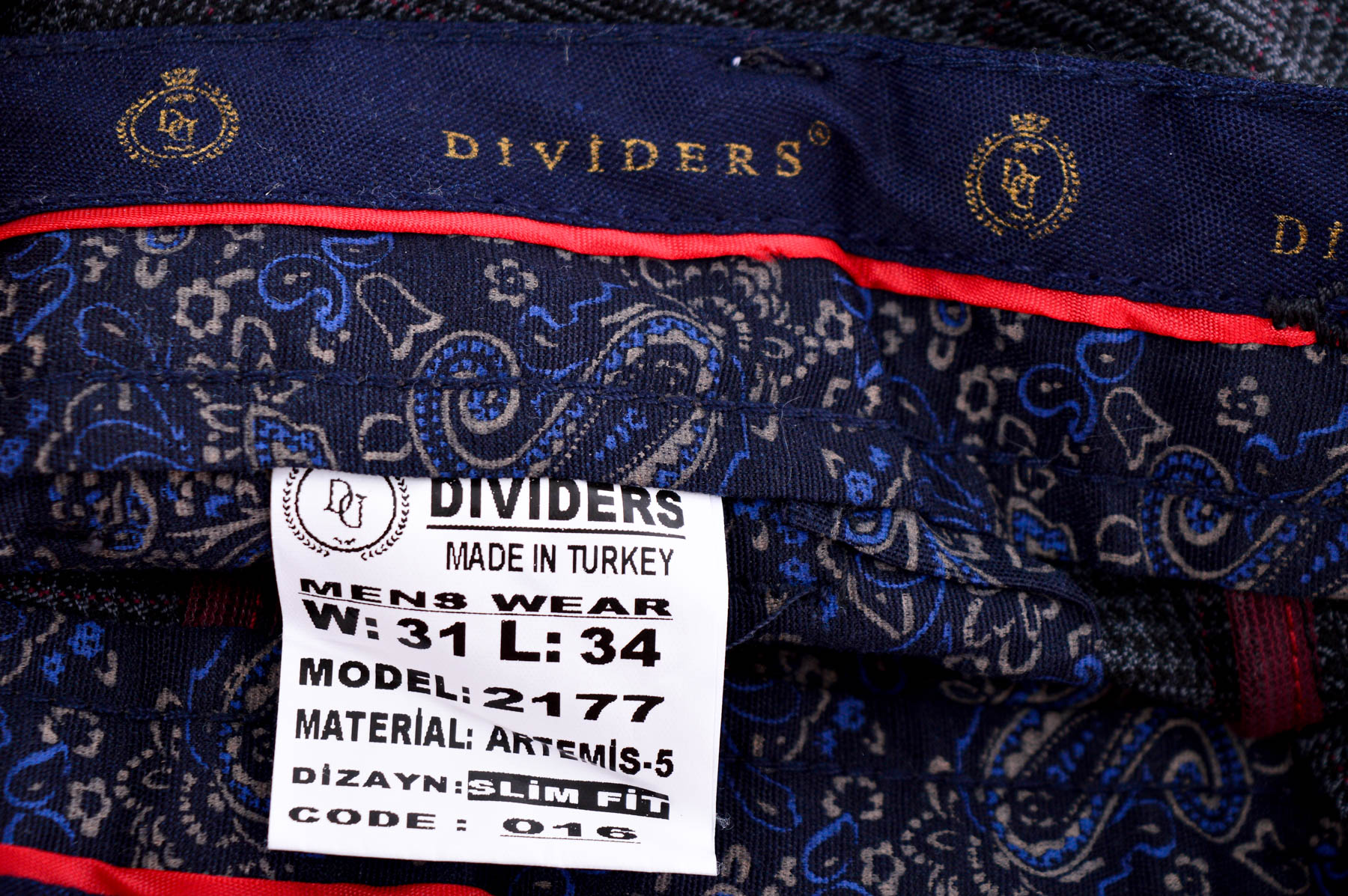 Men's trousers - Dividers - 2