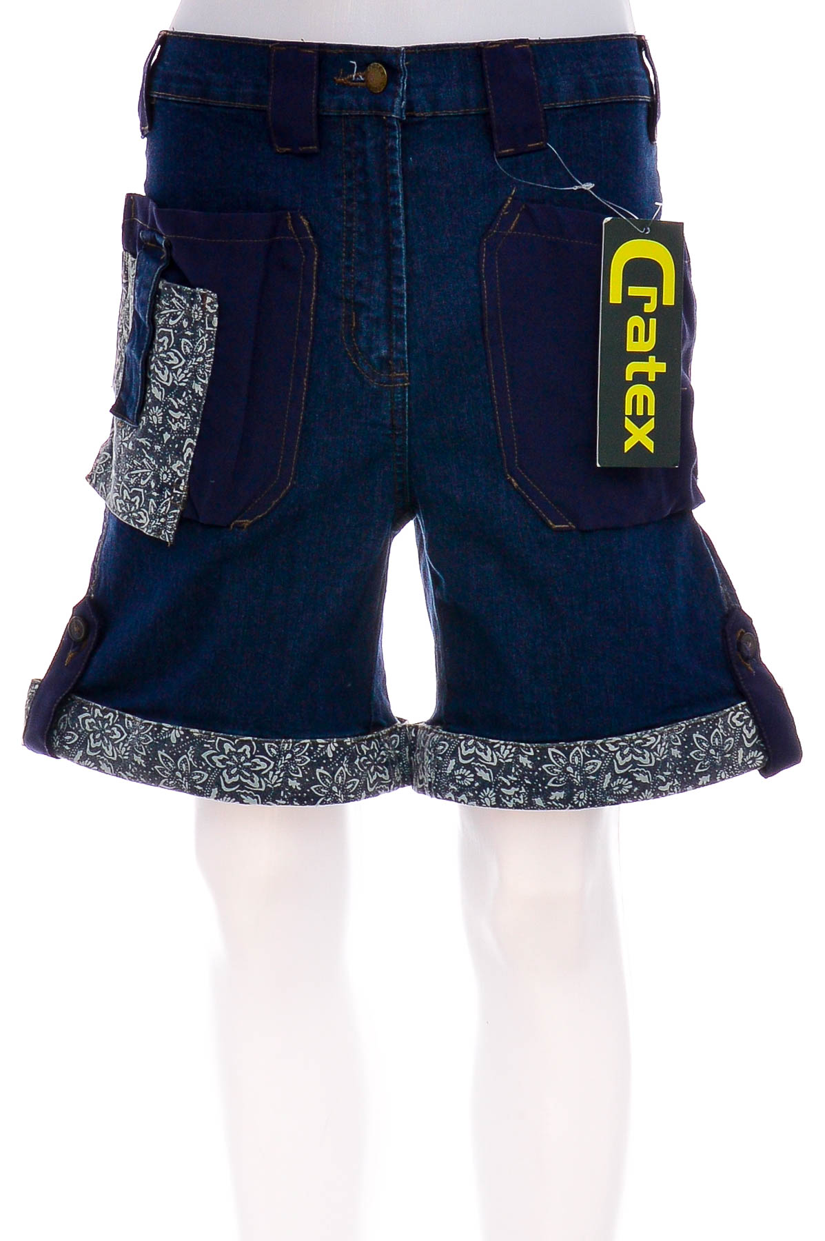 Krótkie spodnie damskie - CRATEX - 0
