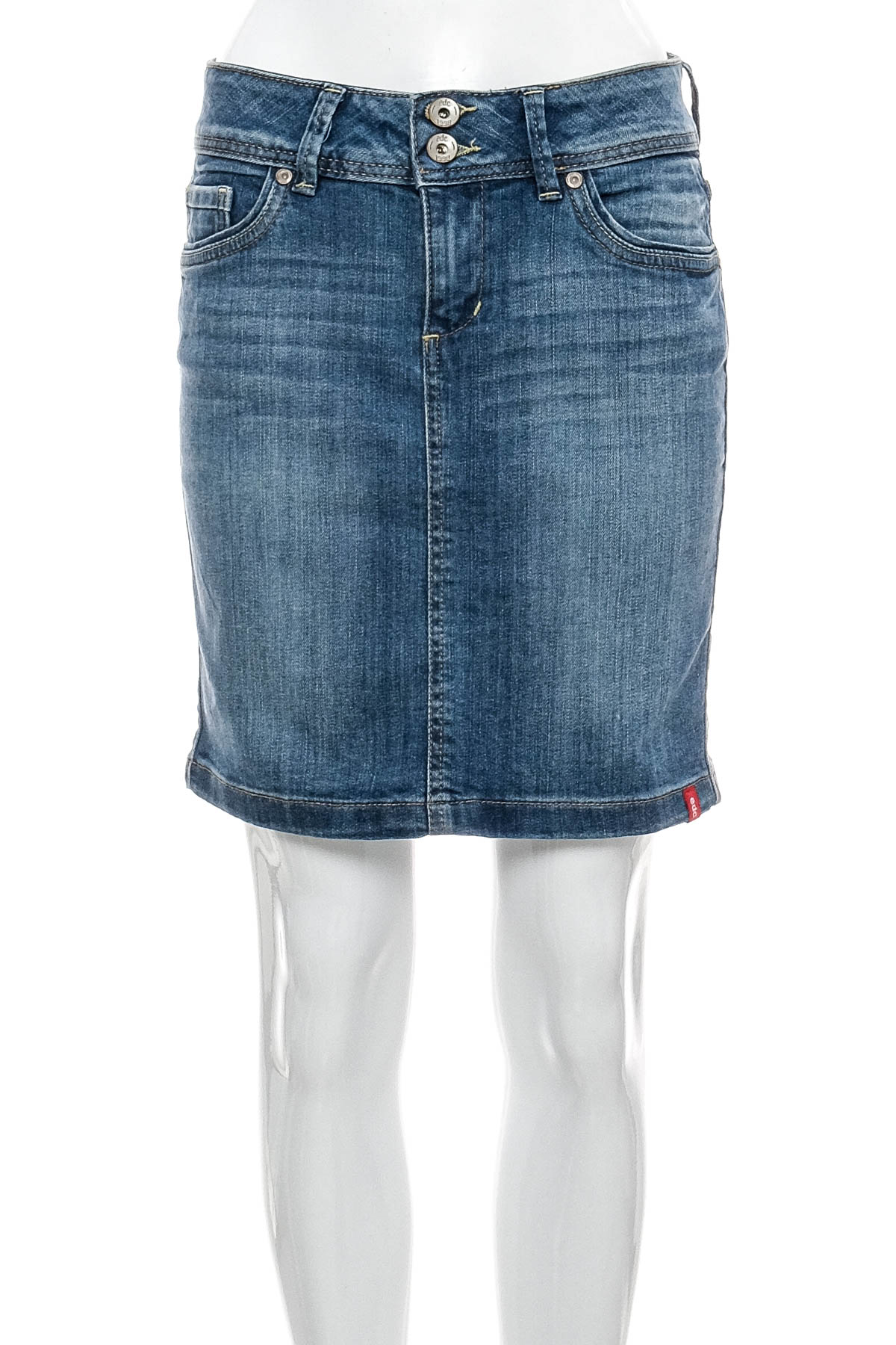 Spódnica jeansowa - ESPRIT - 0