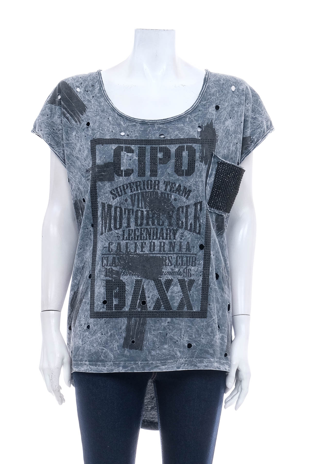 Дамска тениска - CIPO & BAXX - 0