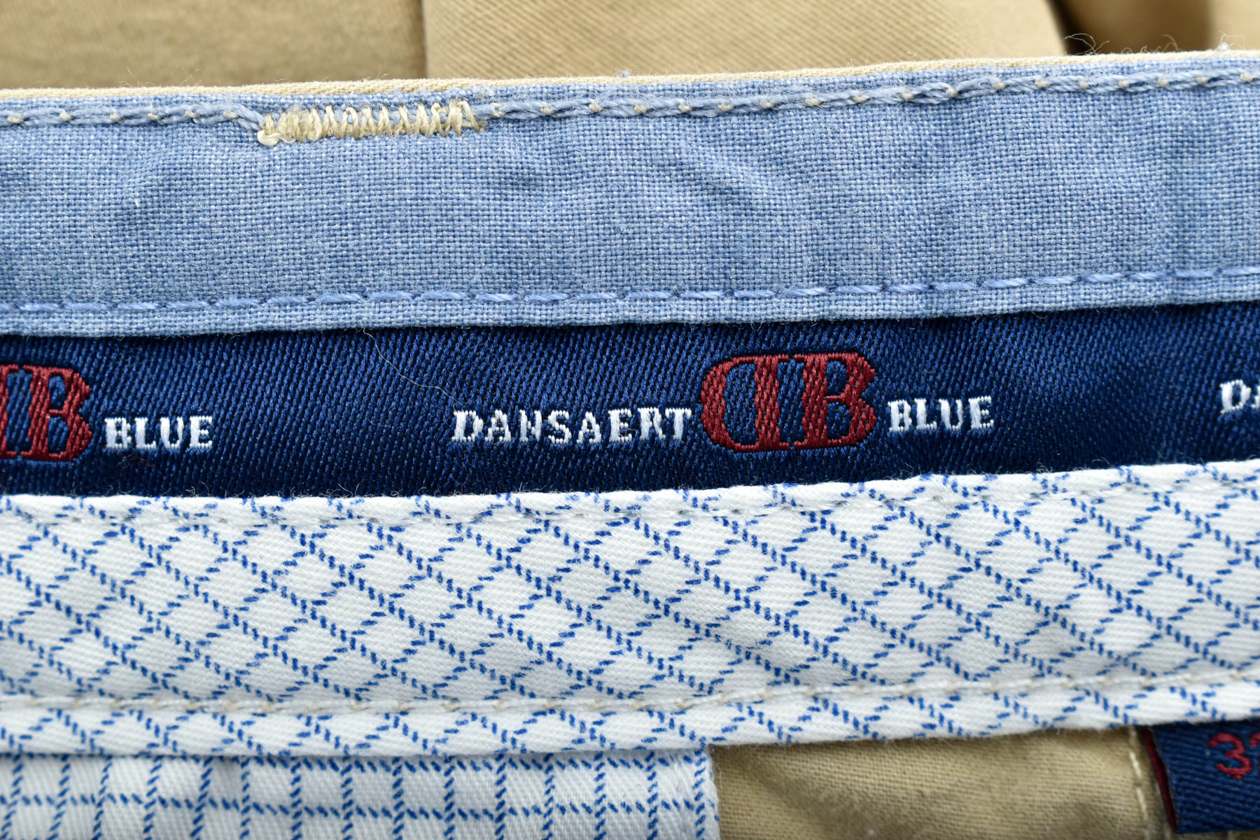 Męskie spodnie - DANSAERT BLUE - 2