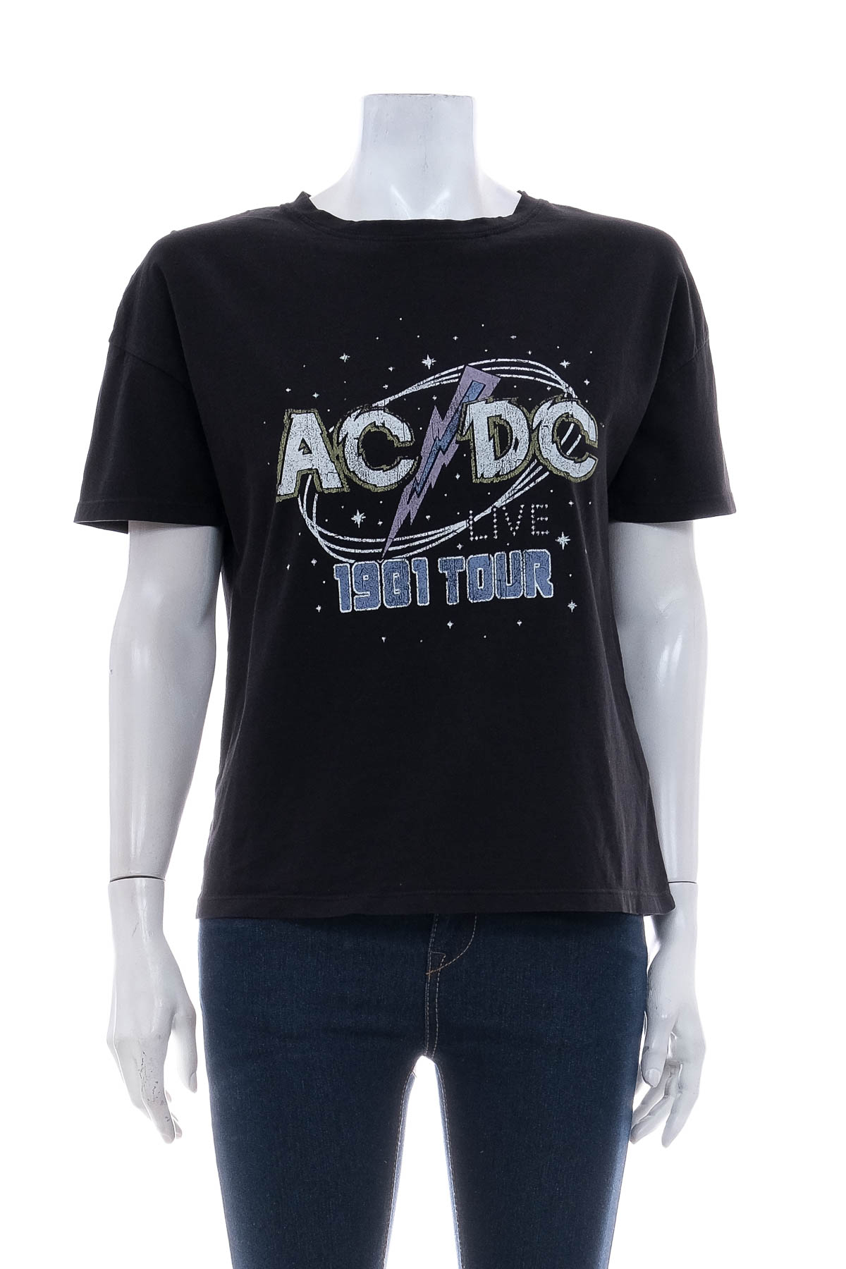 Tricou de damă - AC/DC x KIABI - 0