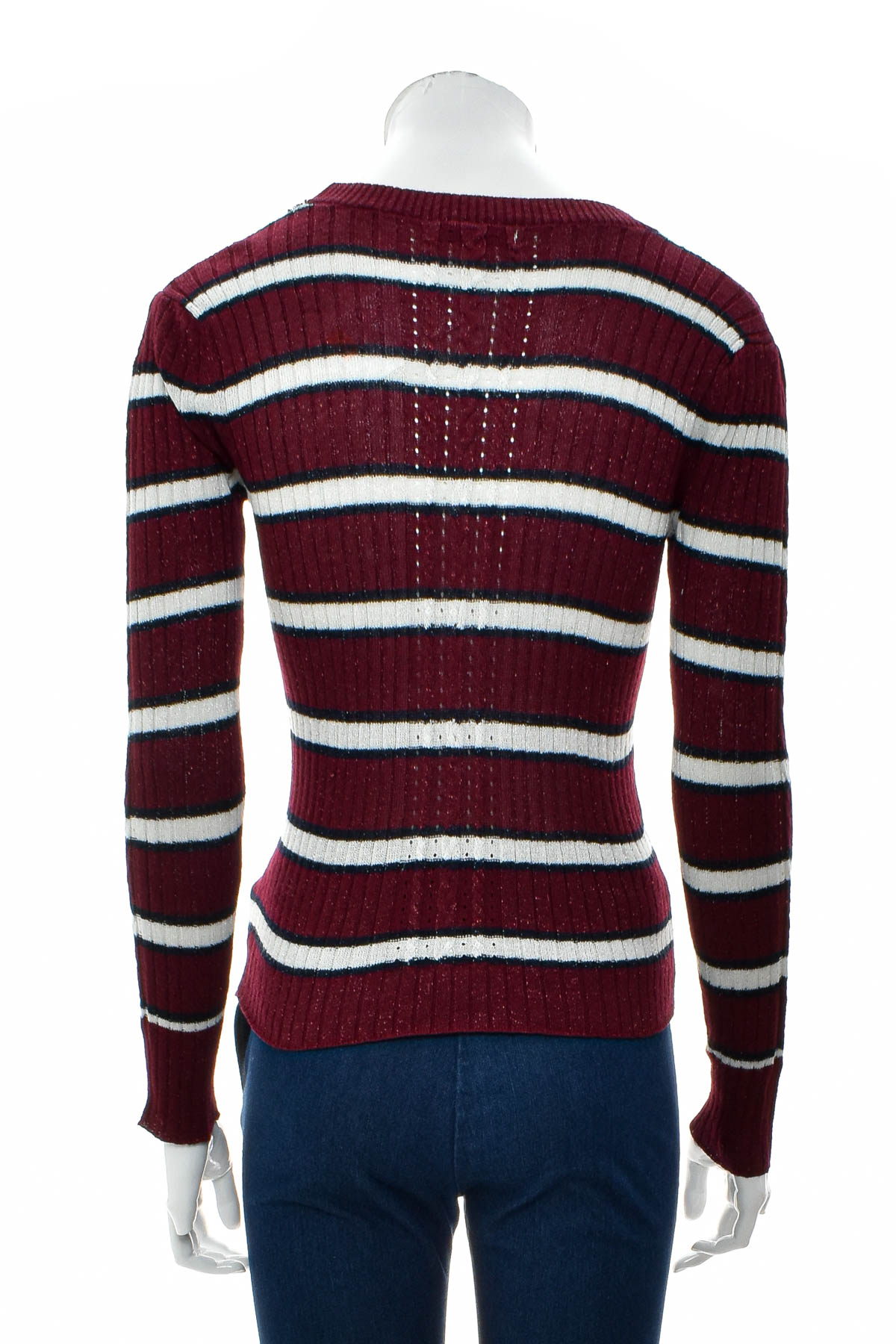 Дамски пуловер - MANGO BASICS - 1