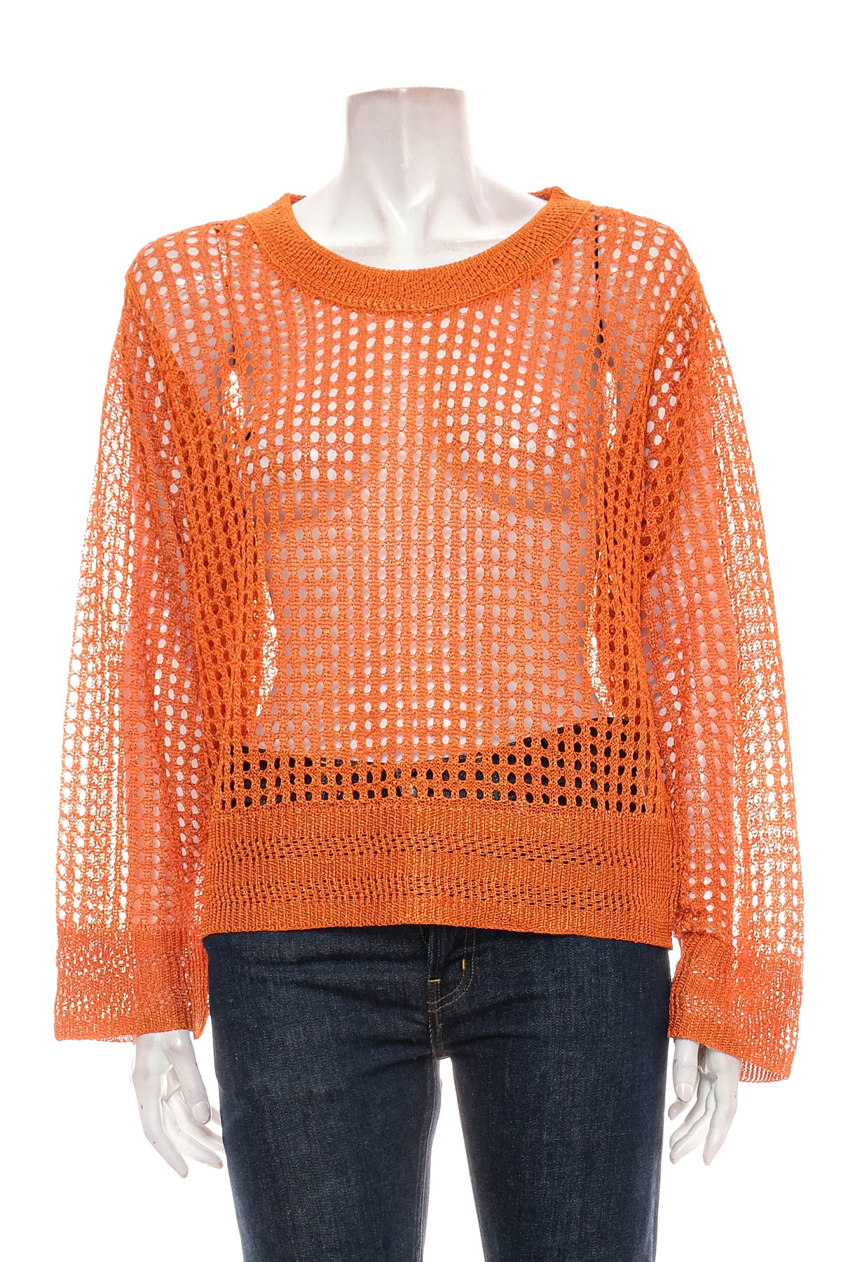 Дамски пуловер - TQF Collection - 0