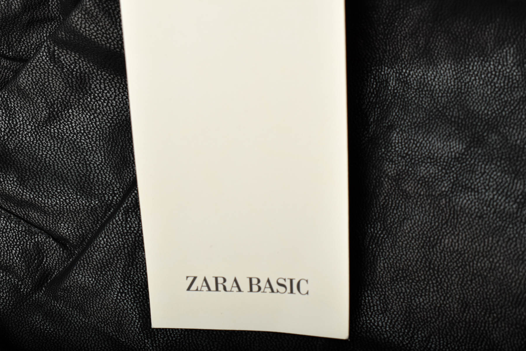 Кожена пола - ZARA Basic - 2