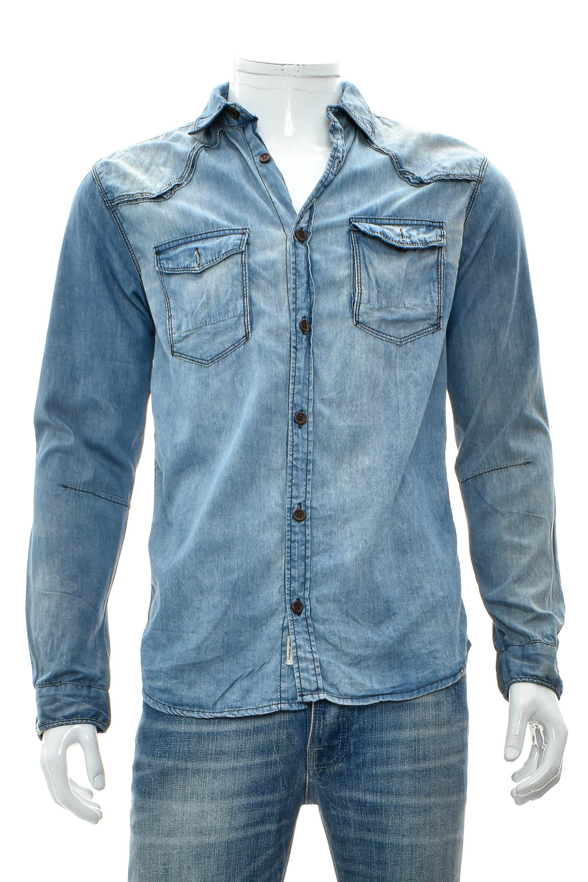 Cămașă de jeans pentru bărbat - Fiver - 0