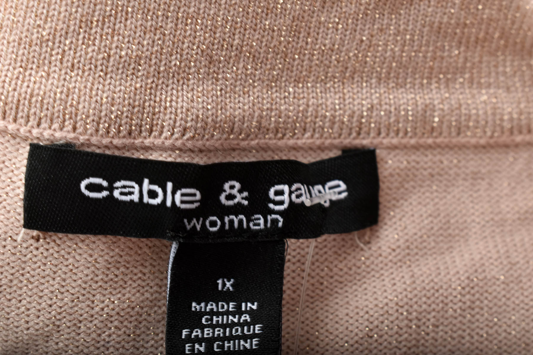 Дамски пуловер - Cable & Gauge - 2