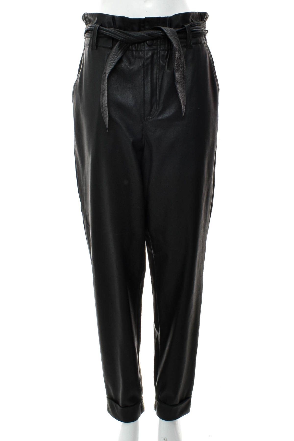 Women's leather trousers - Mbym - 0