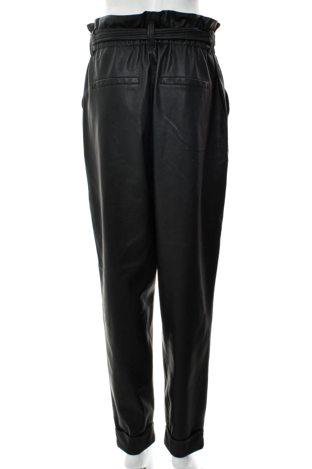 Women's leather trousers - Mbym - 1
