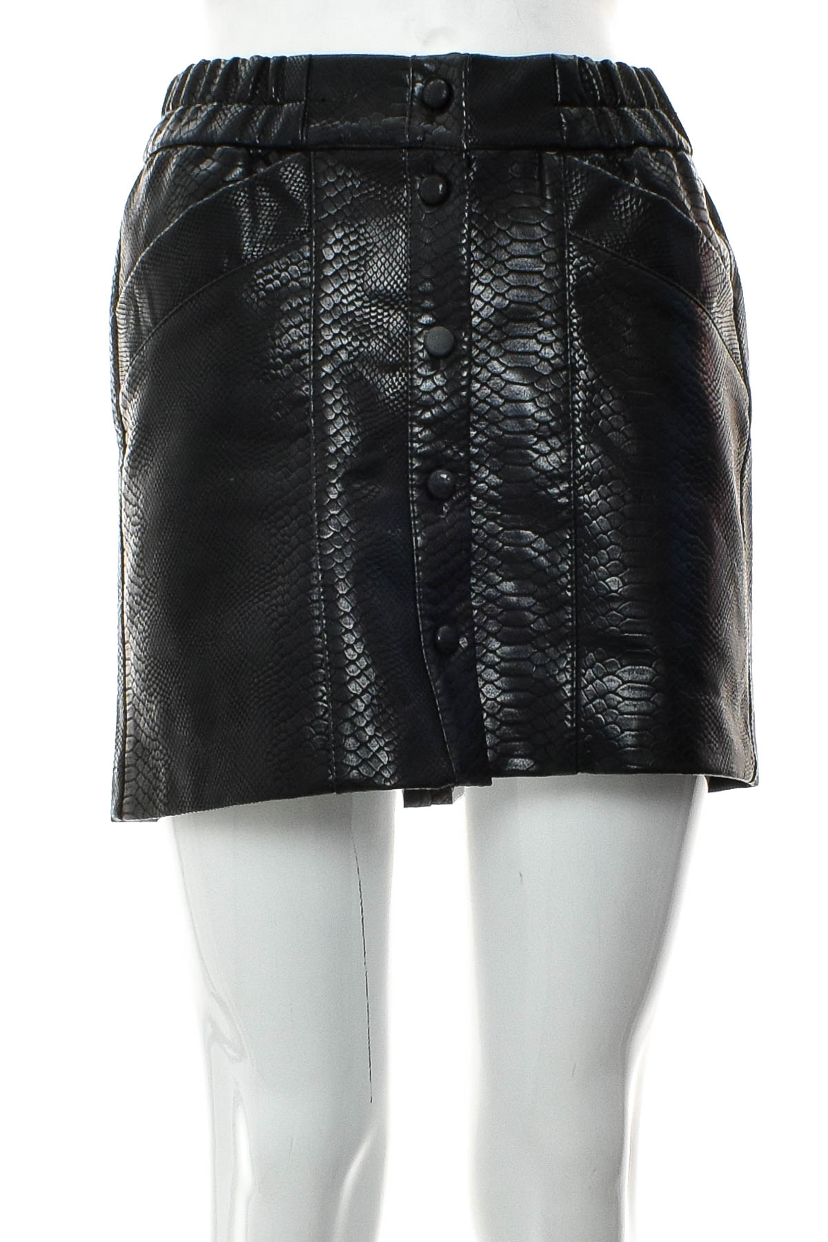 Leather skirt - Bershka - 0