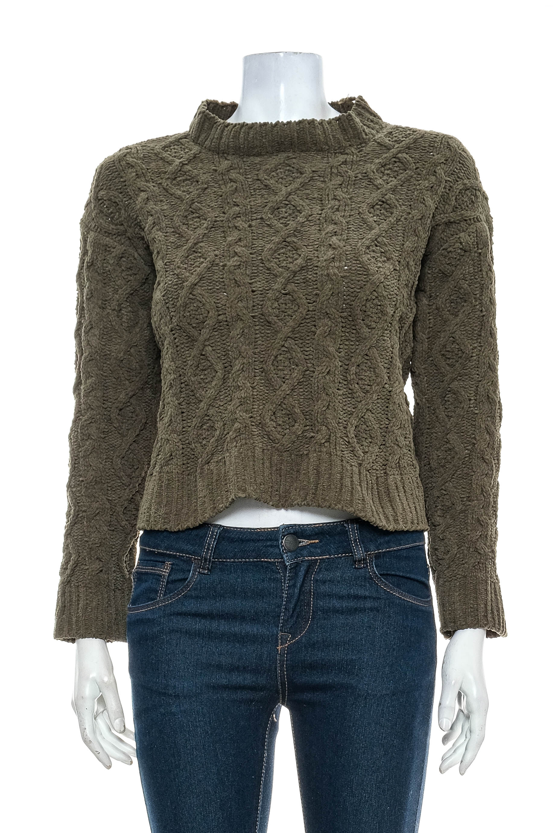 Дамски пуловер - Poof Apparel - 0