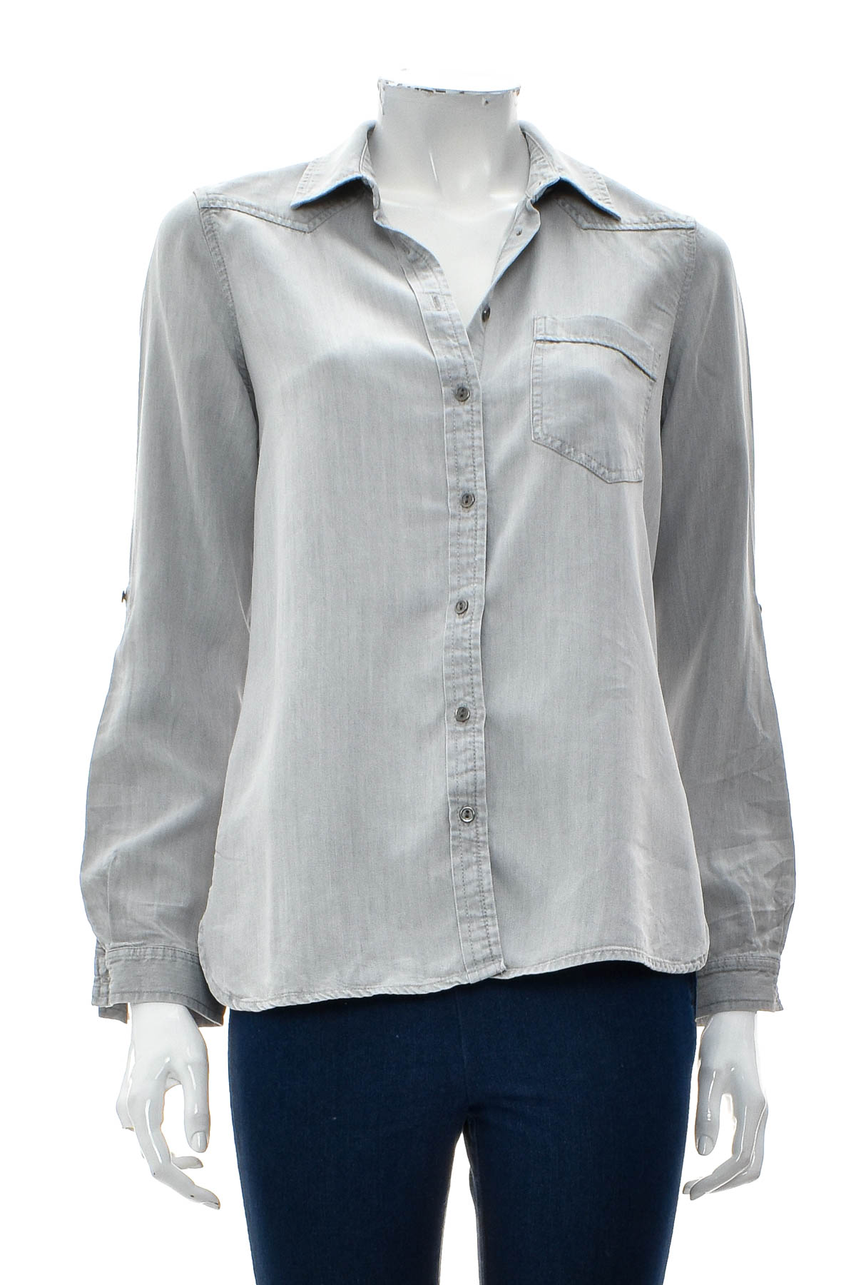 Γυναικείо πουκάμισο - ZARA Basic - 0