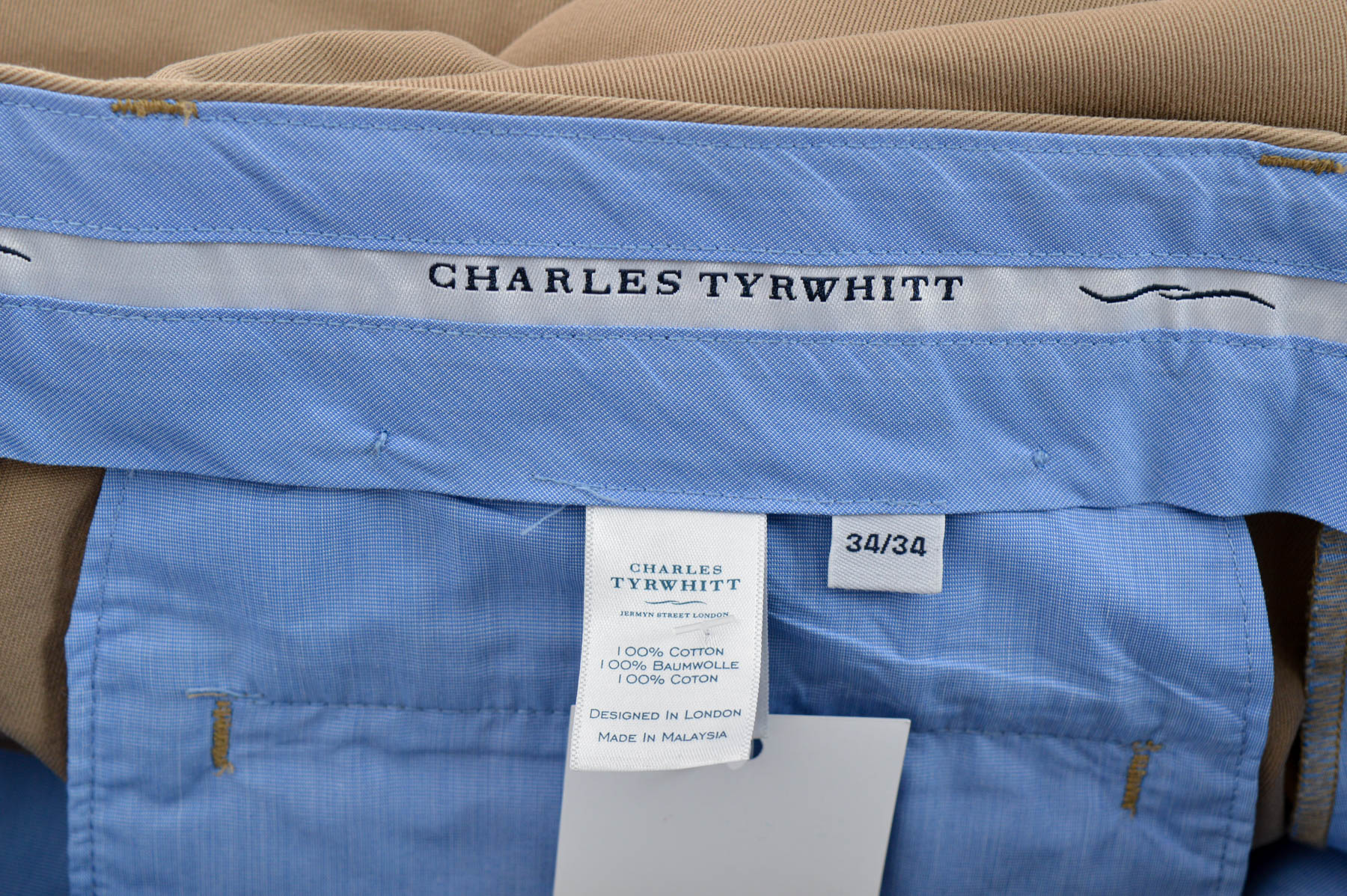 Pantalon pentru bărbați - CHARLES TYRWHITT - 2