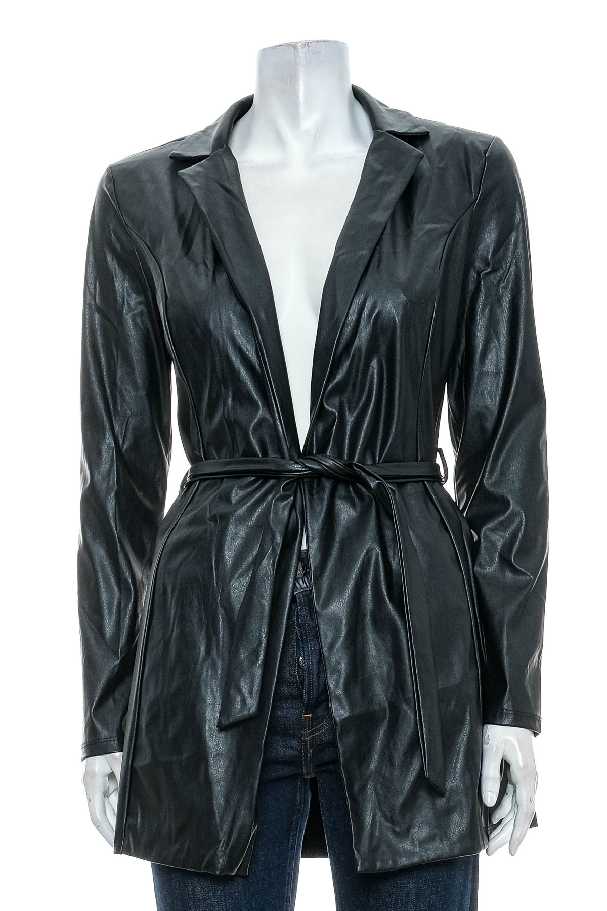 Women's leather blazer - FLOUNCE CLUB - 0
