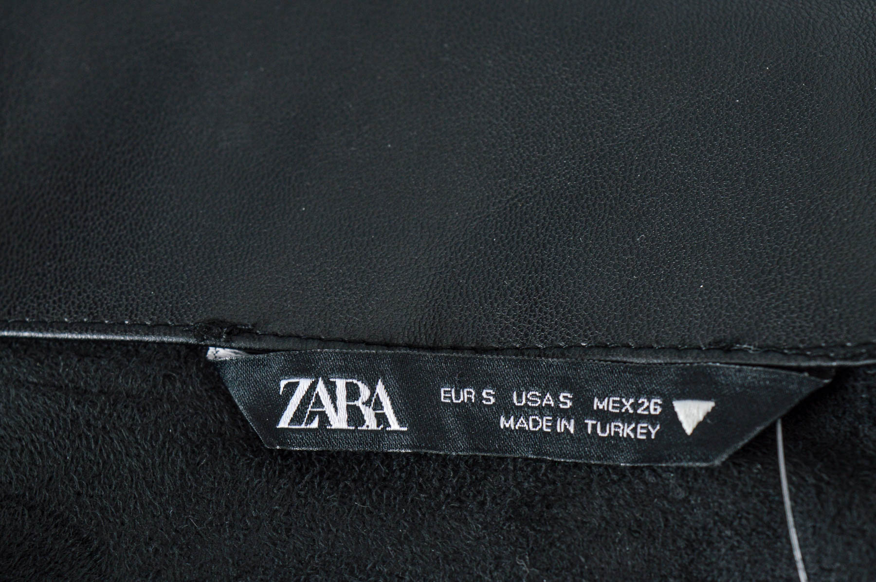 Skórzana spódnica - ZARA Basic - 2