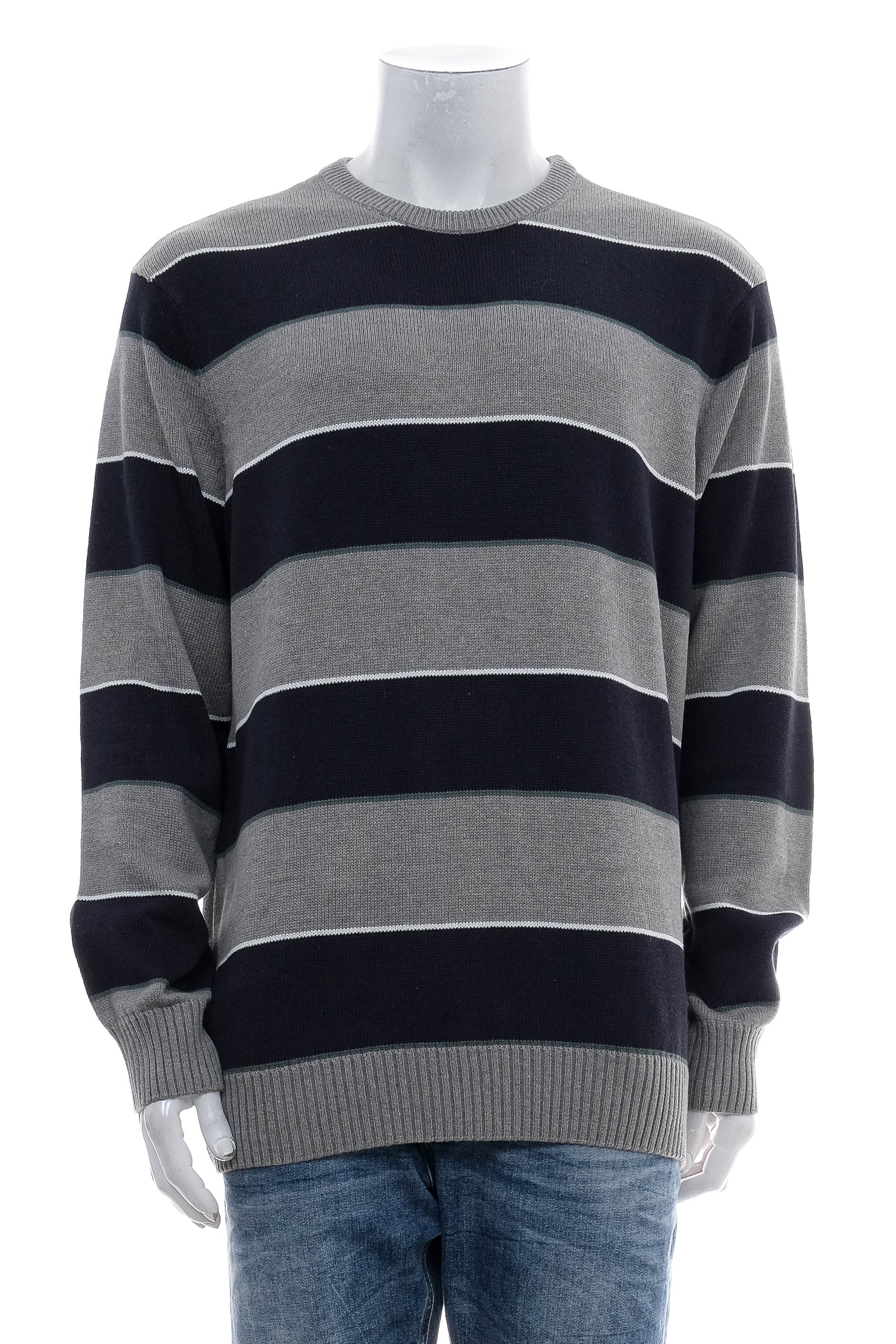 Мъжки пуловер - Grey Connection - 0