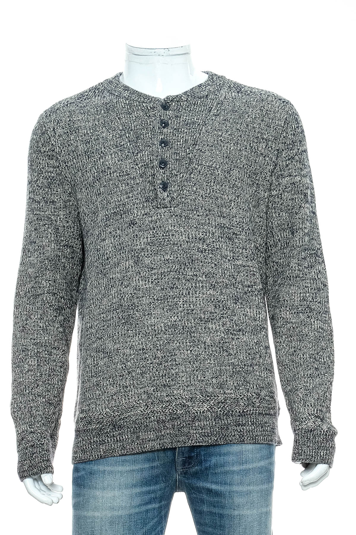 Мъжки пуловер - BEAN SIGNATURE - 0