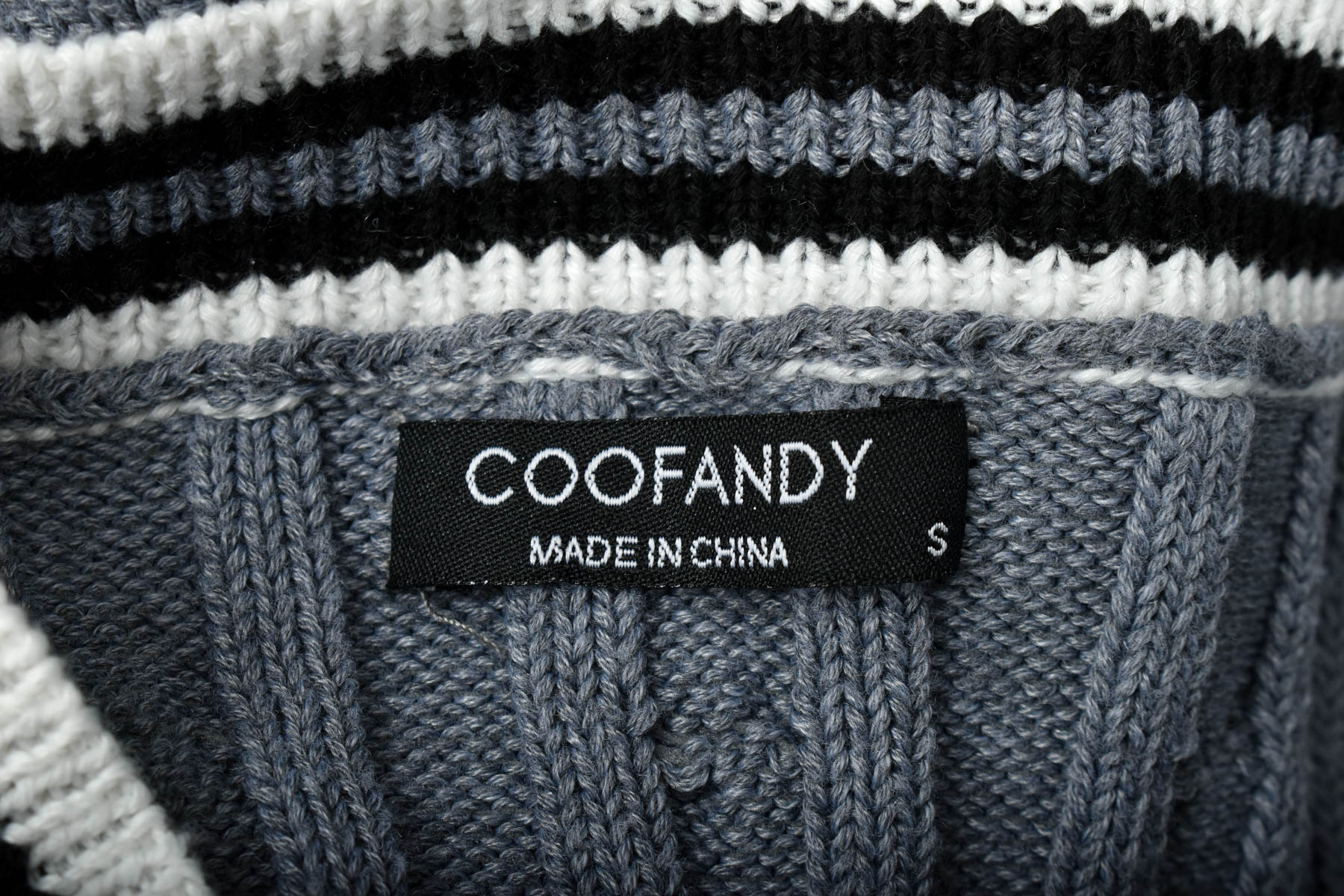 Мъжки пуловер - COOFANDY - 2