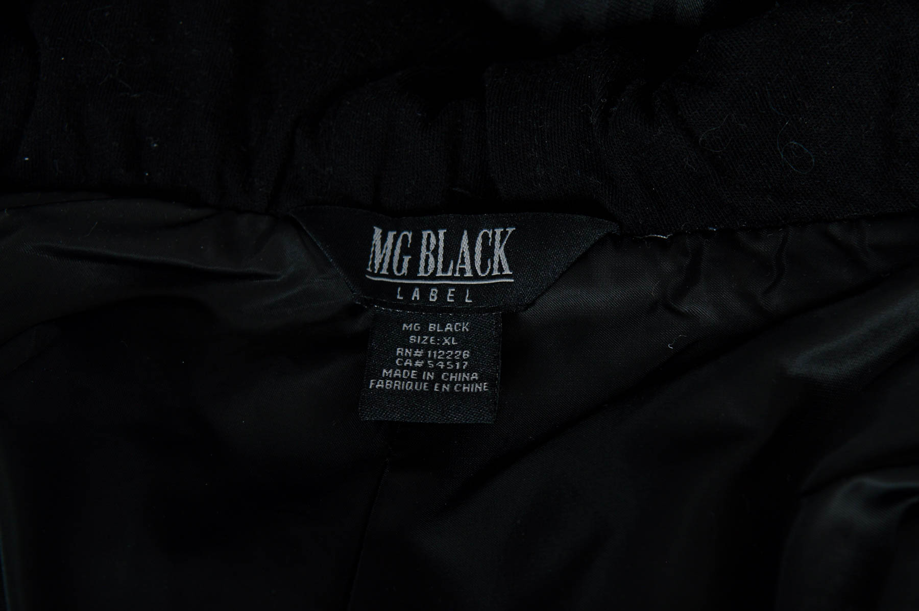 Мъжко яке - MG Black - 2