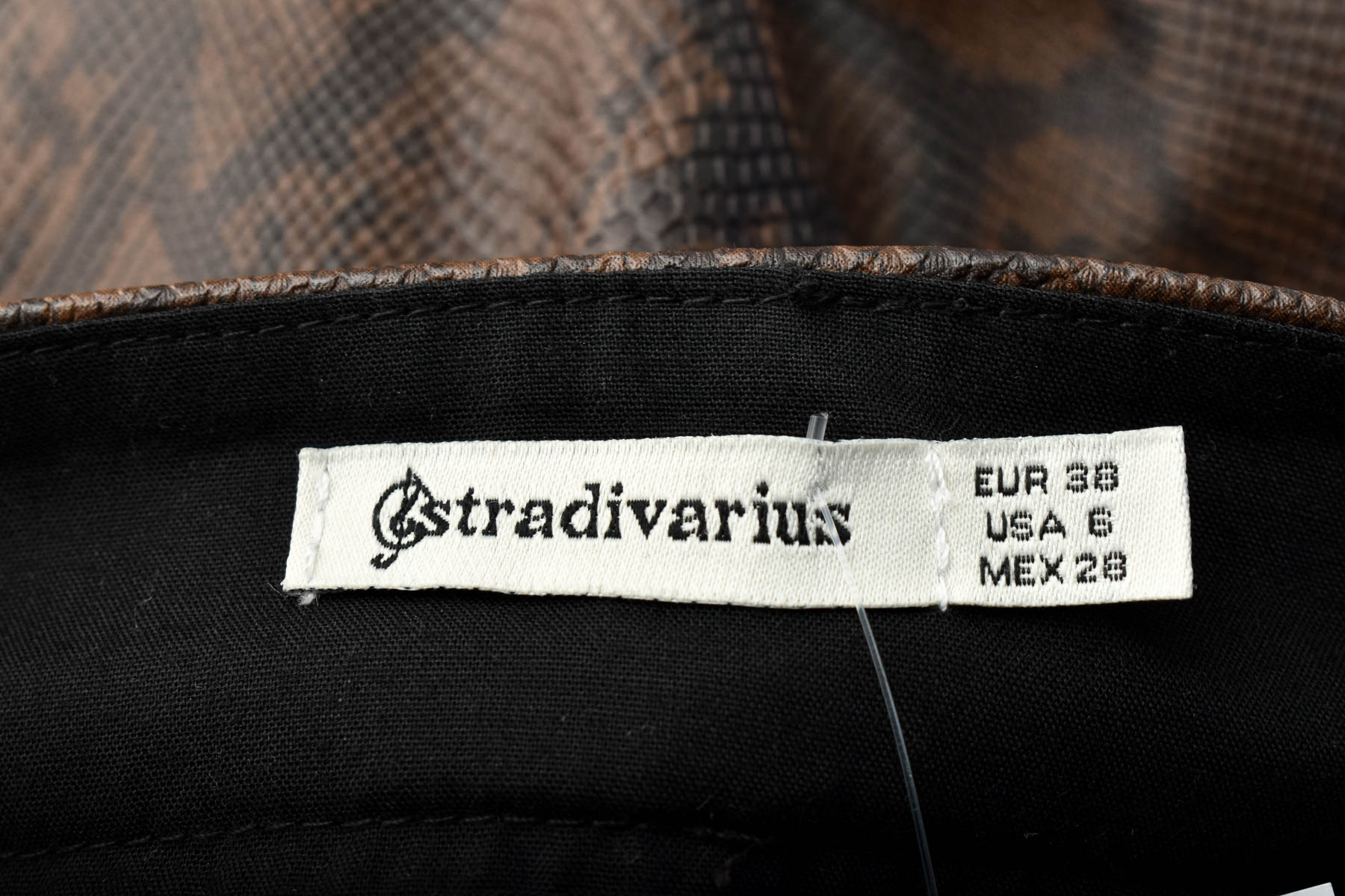 Leather skirt - Stradivarius - 2