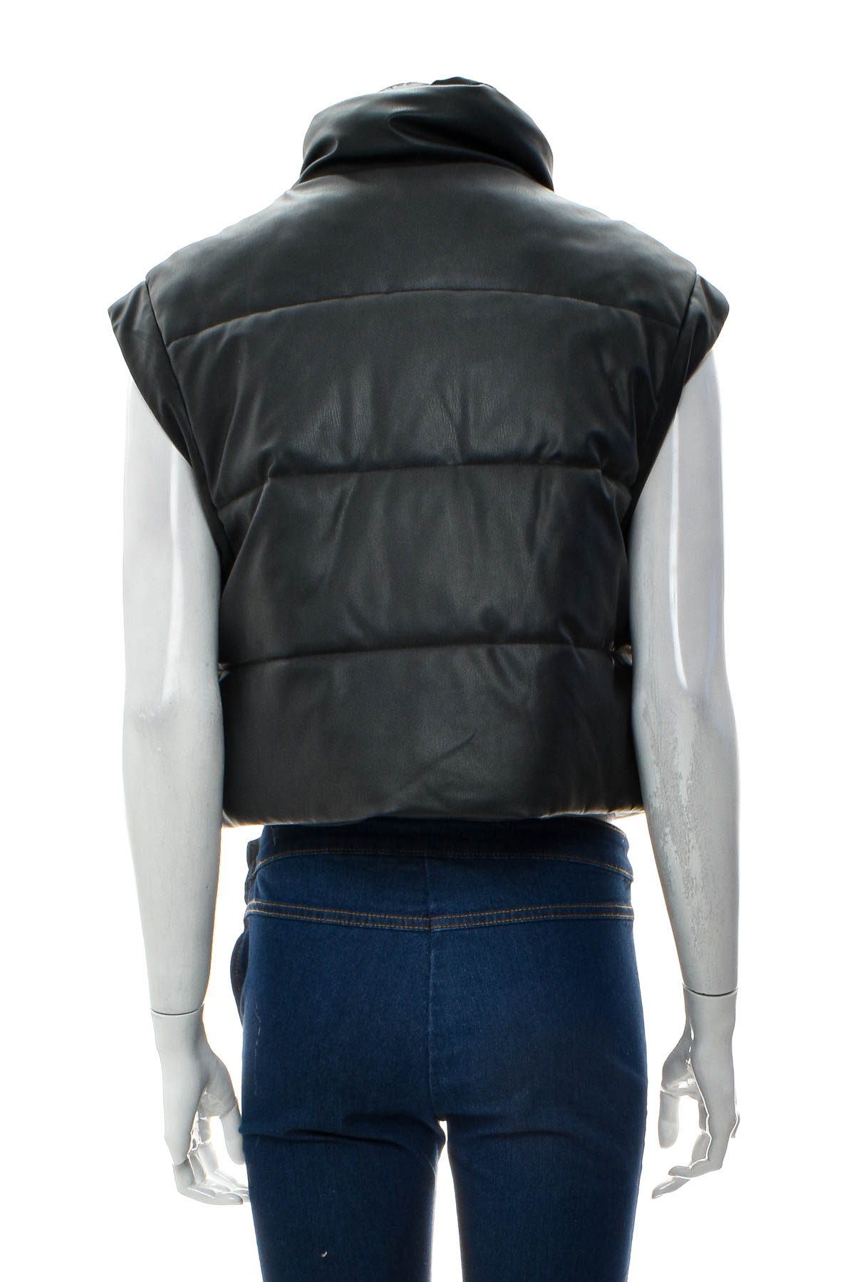 Women's Leather Vests - ZARA - 1
