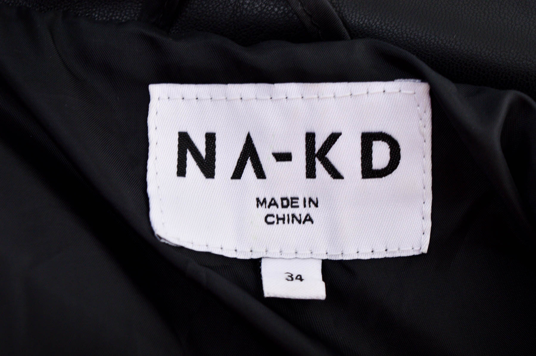 Women's leather jacket - NA-KD - 2
