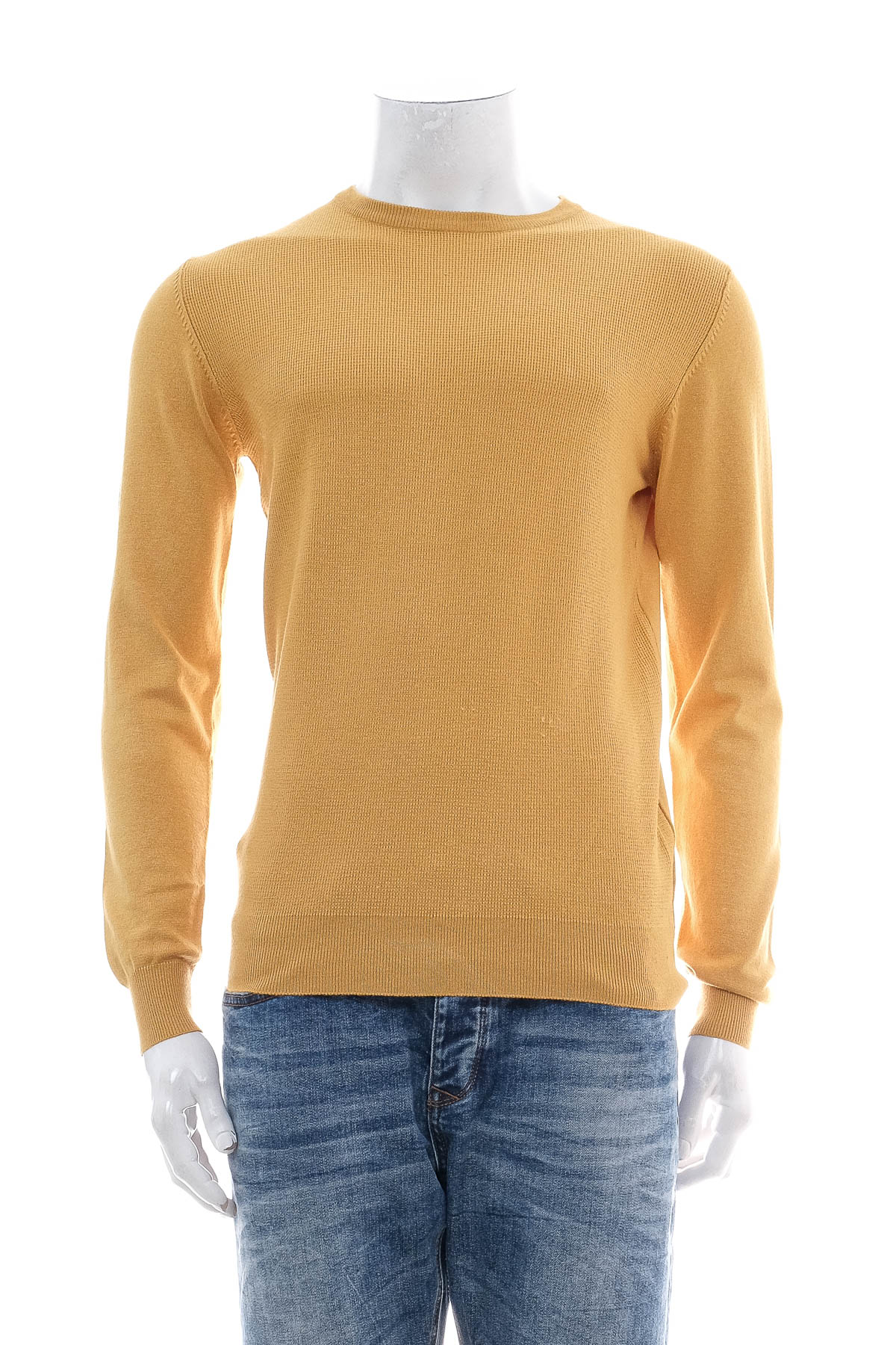 Мъжки пуловер - Cotton & Silk - 0