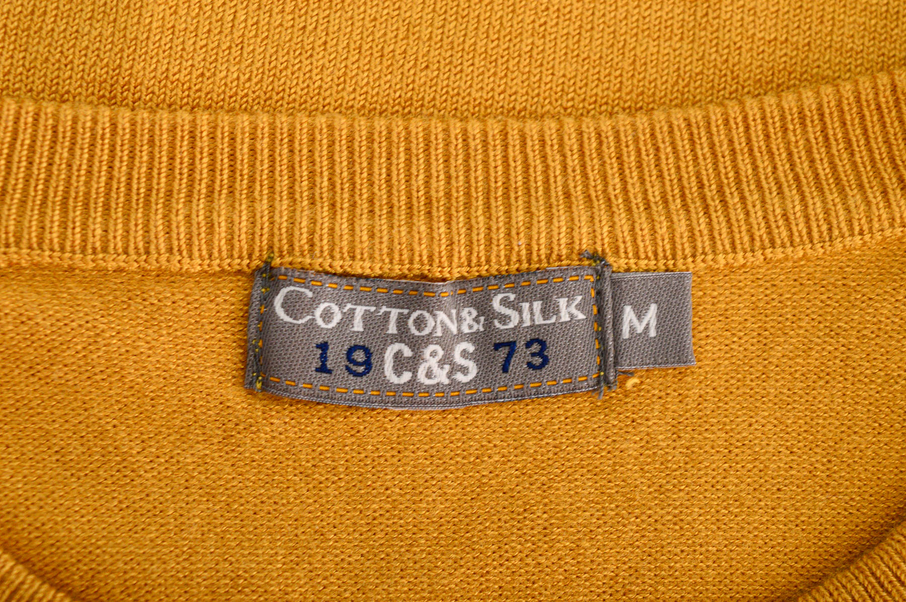 Мъжки пуловер - Cotton & Silk - 2
