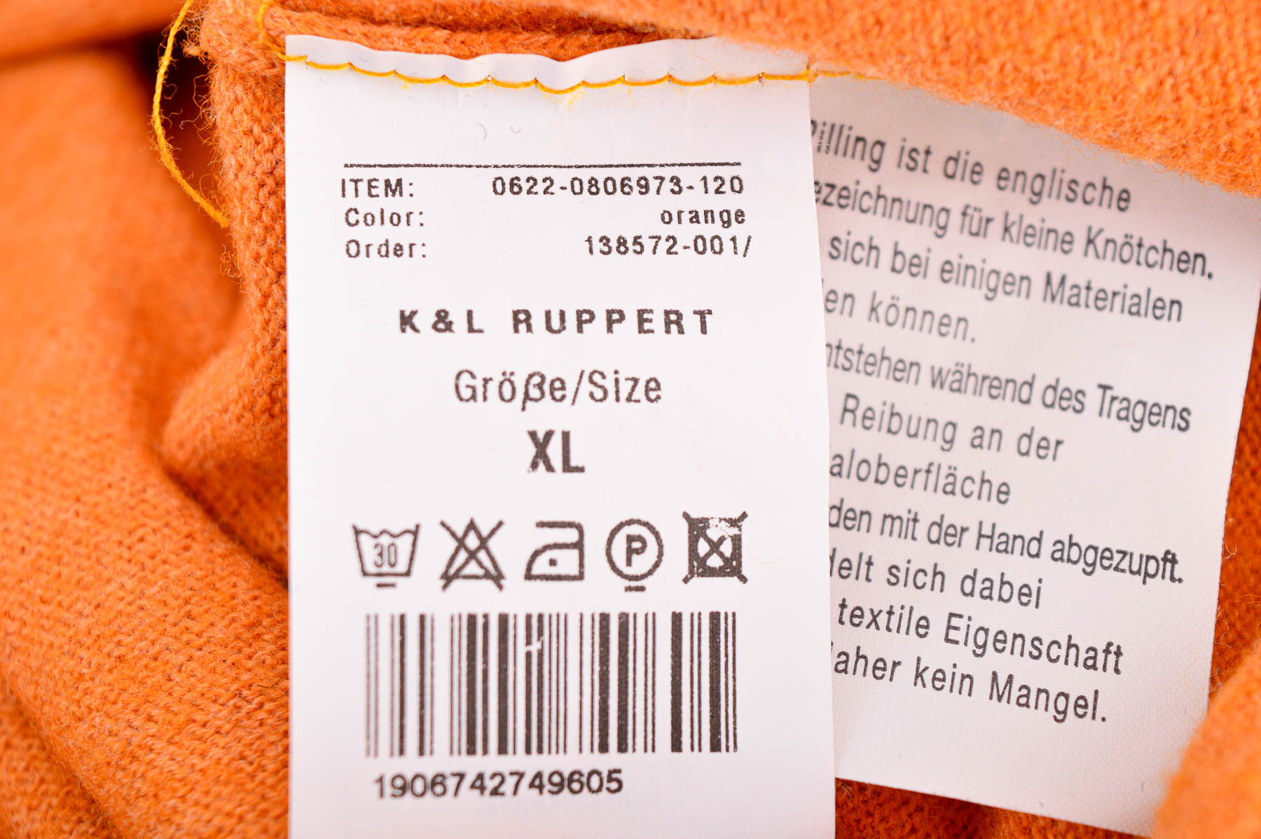 Pulover pentru bărbați - K&L RUPPERT - 2