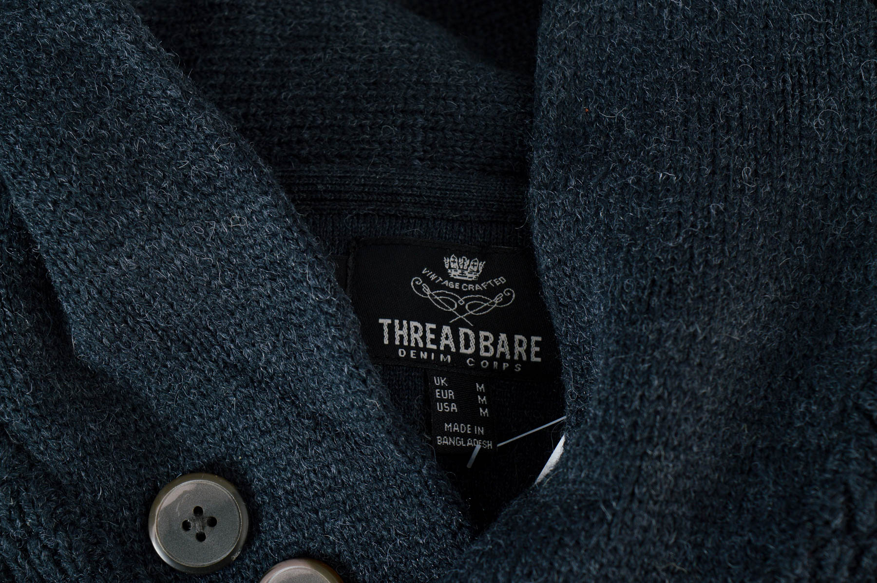 Мъжки пуловер - Threadbare - 2