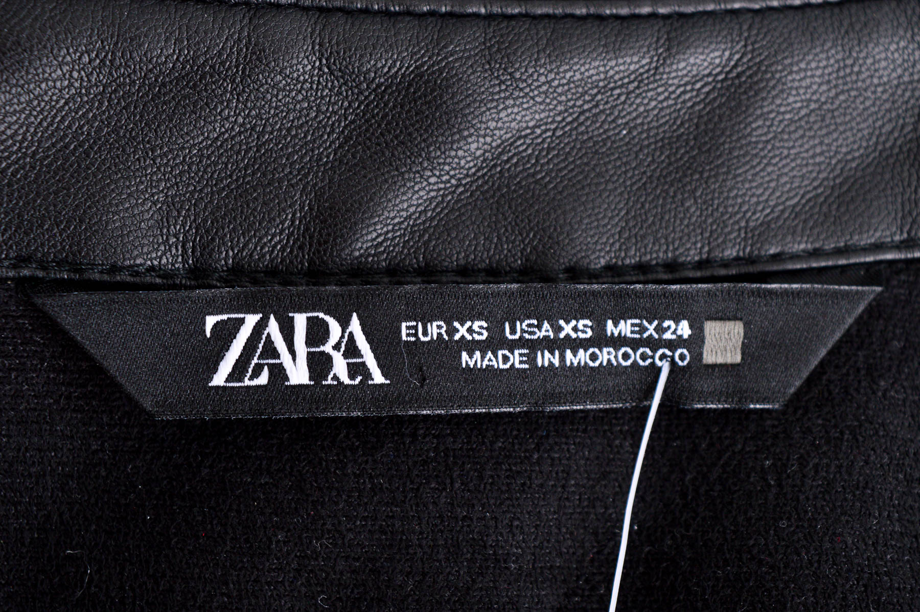 Дамска кожена риза - ZARA - 2