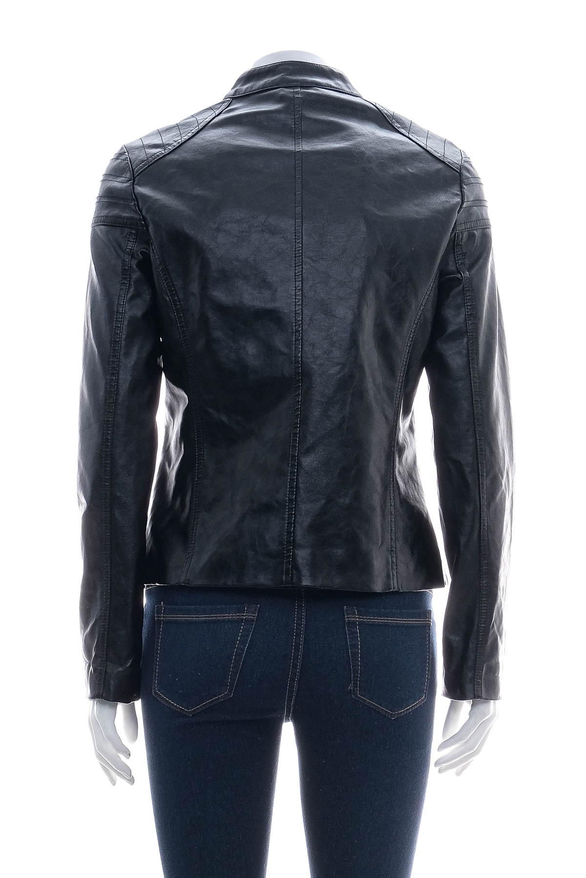 Women's leather jacket - Viventy - 1