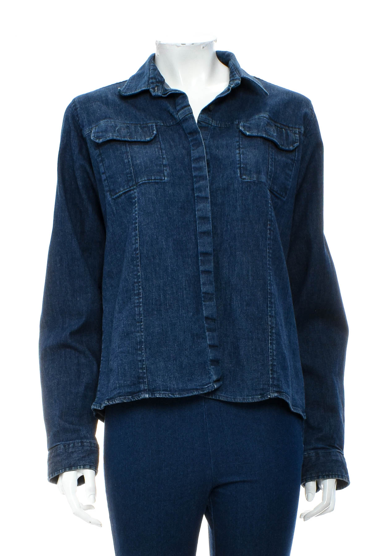 Damska koszula dżinsowa - American Outfitters - 0