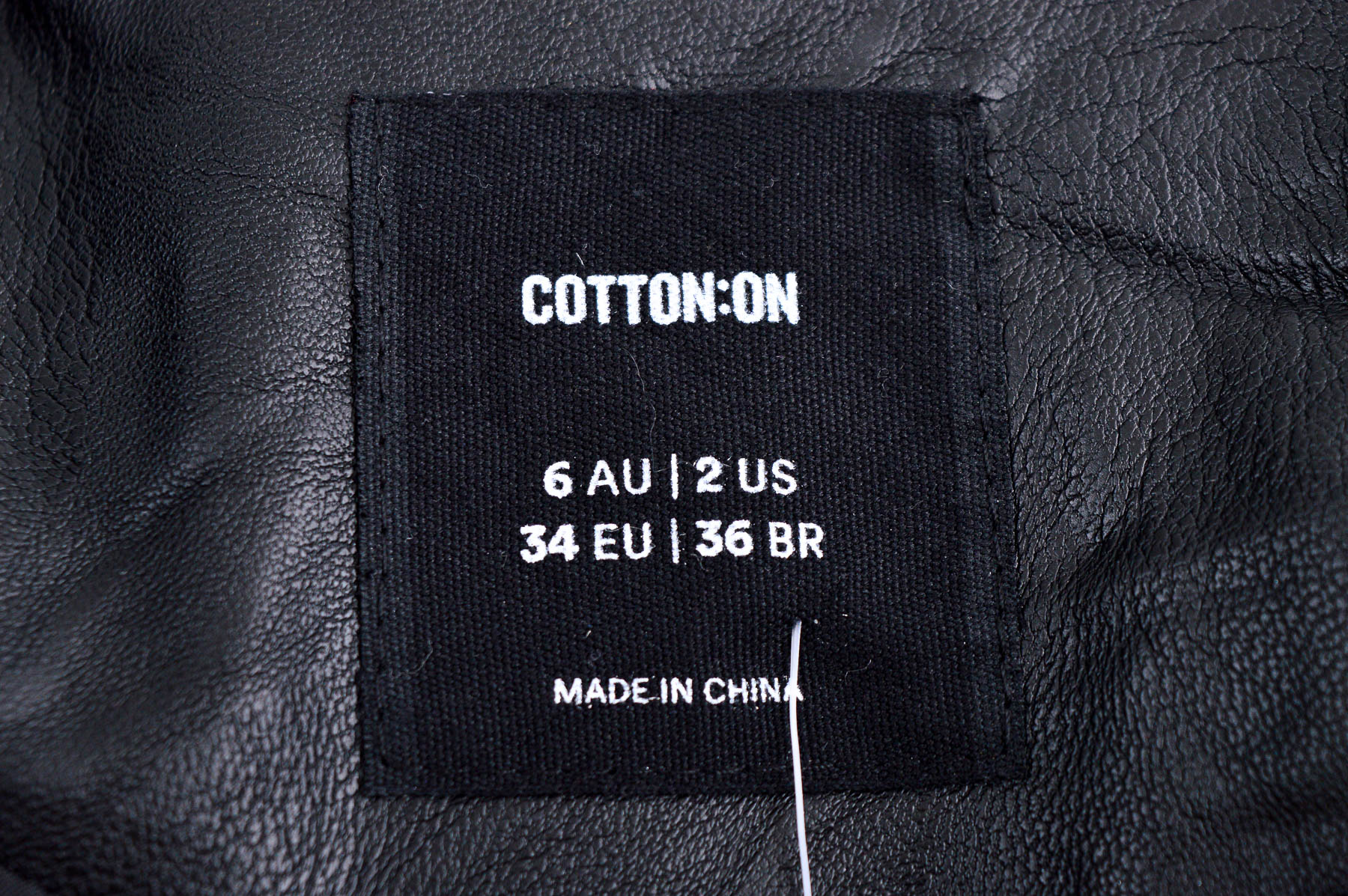 Palton de piele pentru damă - COTTON:ON - 2