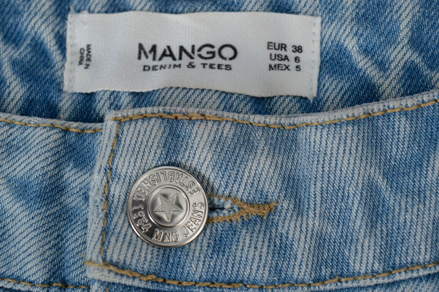 Fustă de jeans - MANGO Denim & Tees - 2