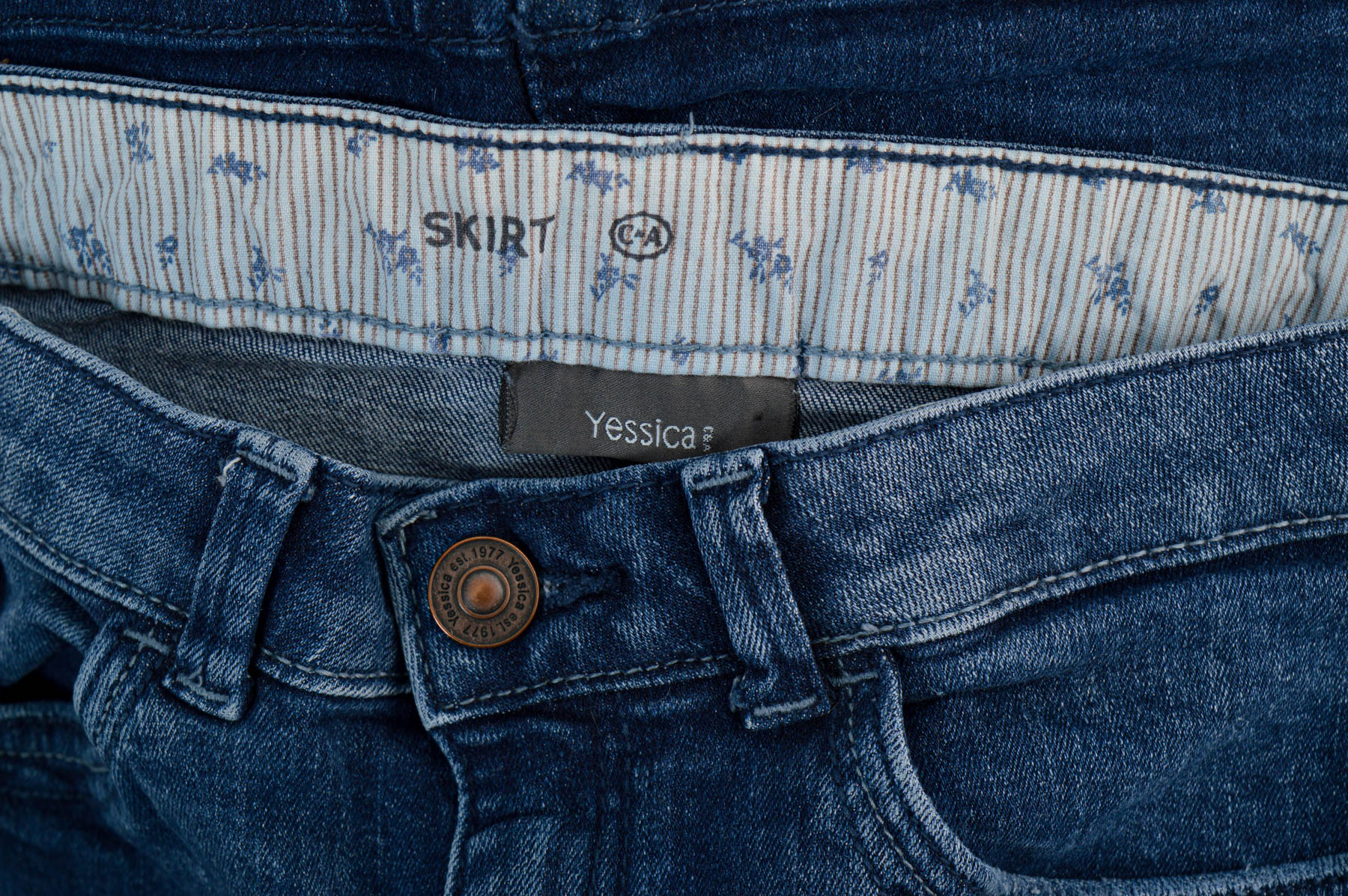 Spódnica jeansowa - Yessica - 2