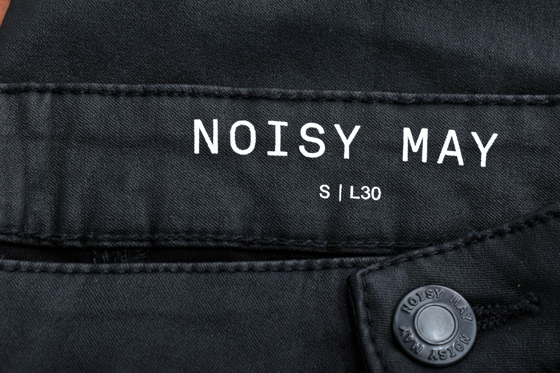Pantaloni de piele pentru damă - NOISY MAY - 2