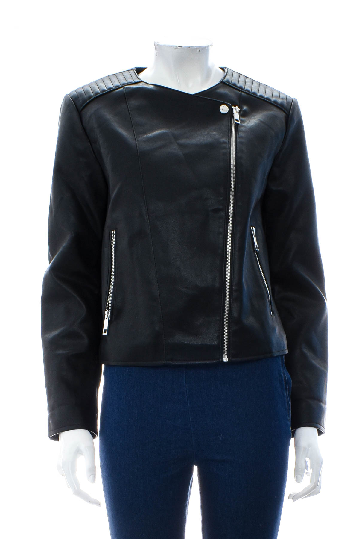 Women's leather jacket - MNG - 0