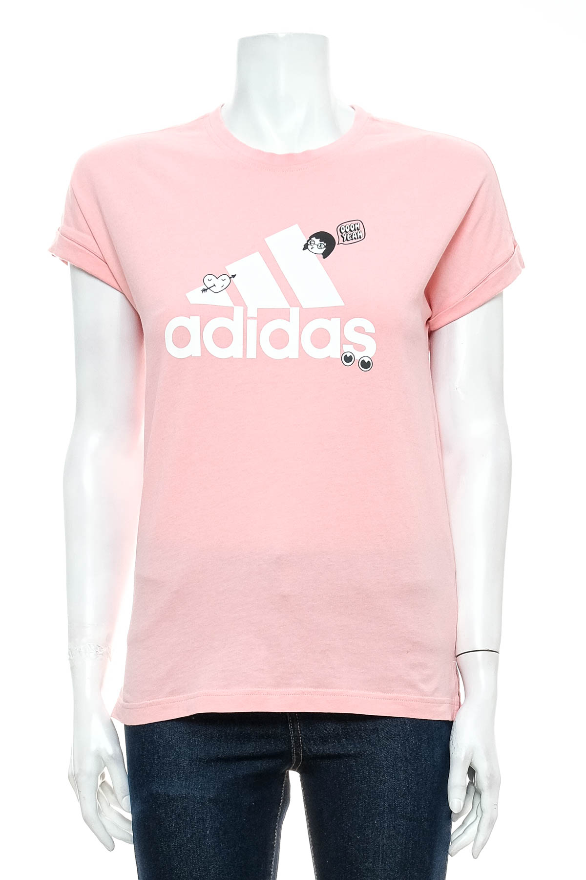 Тениска за момиче - Adidas - 0
