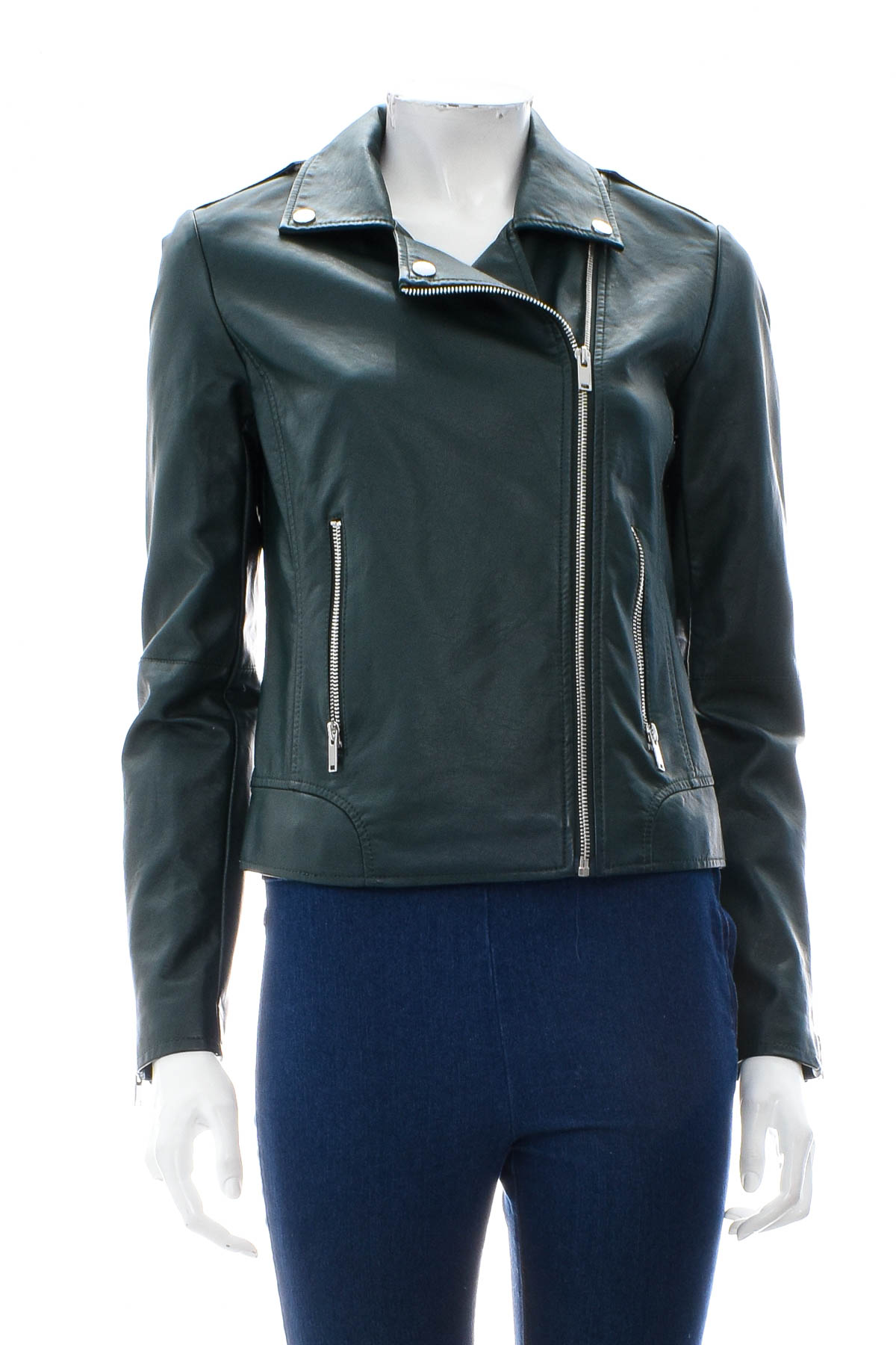 Women's leather jacket - VILA - 0